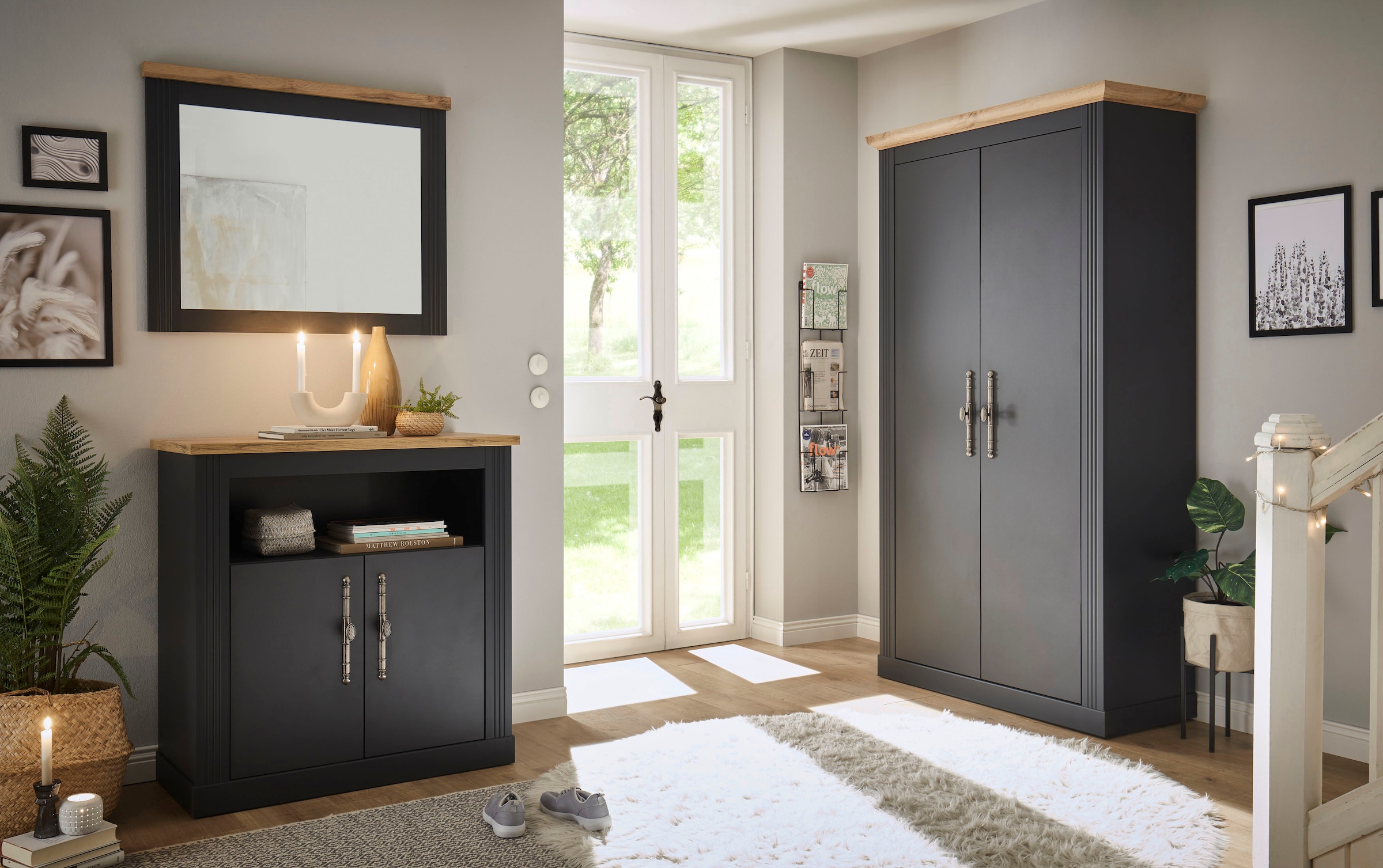 Home affaire Schuhschrank »WESTMINSTER BESTSELLER!«, (Breite ca. 108 cm), im romantischen Landhausstil