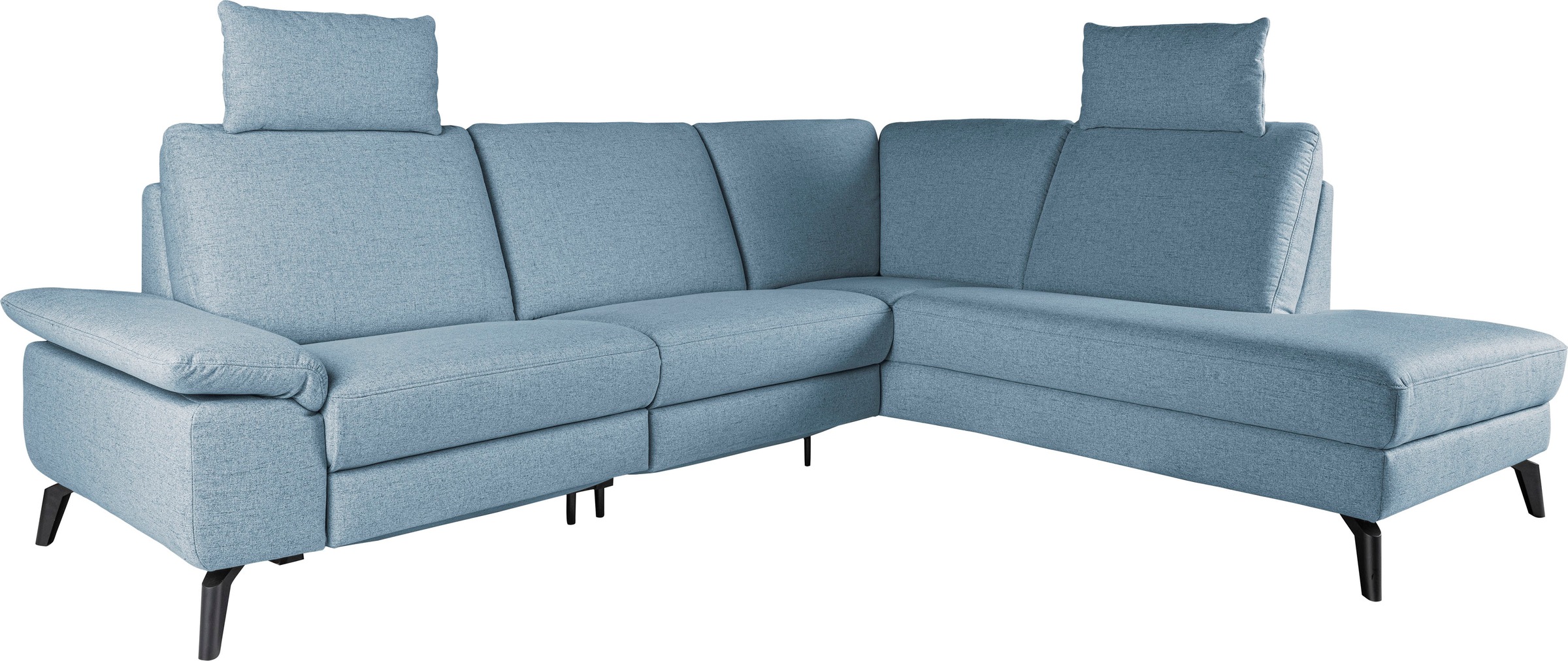 alina Ecksofa, inkl. Kopfstützen, wahlweise mit Relaxfunktion, Breite: 243 cm