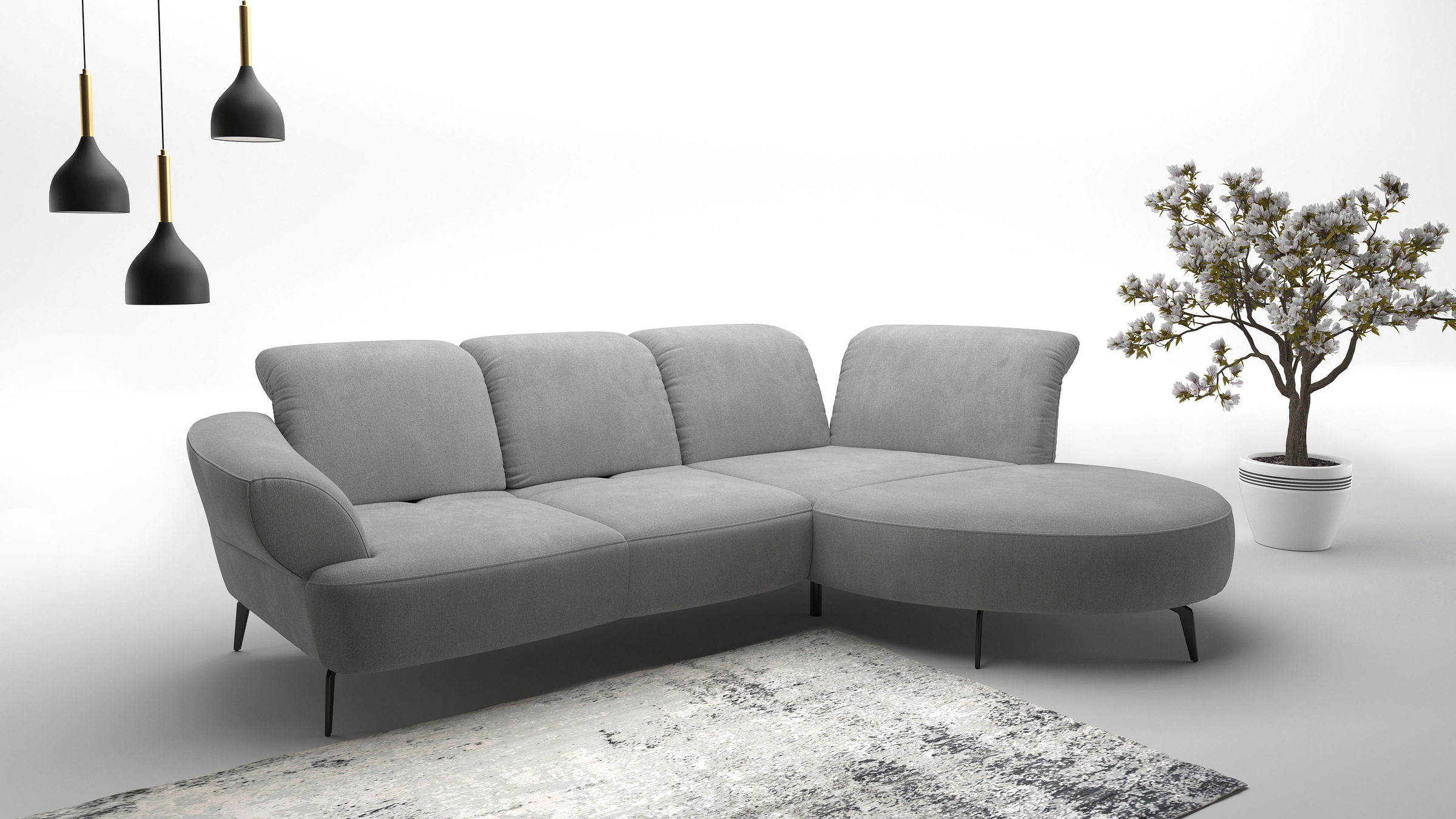 sit&more Ecksofa »Dance, L-Form, inkl. Sitztiefenverstellung« inkl. Click&S günstig online kaufen