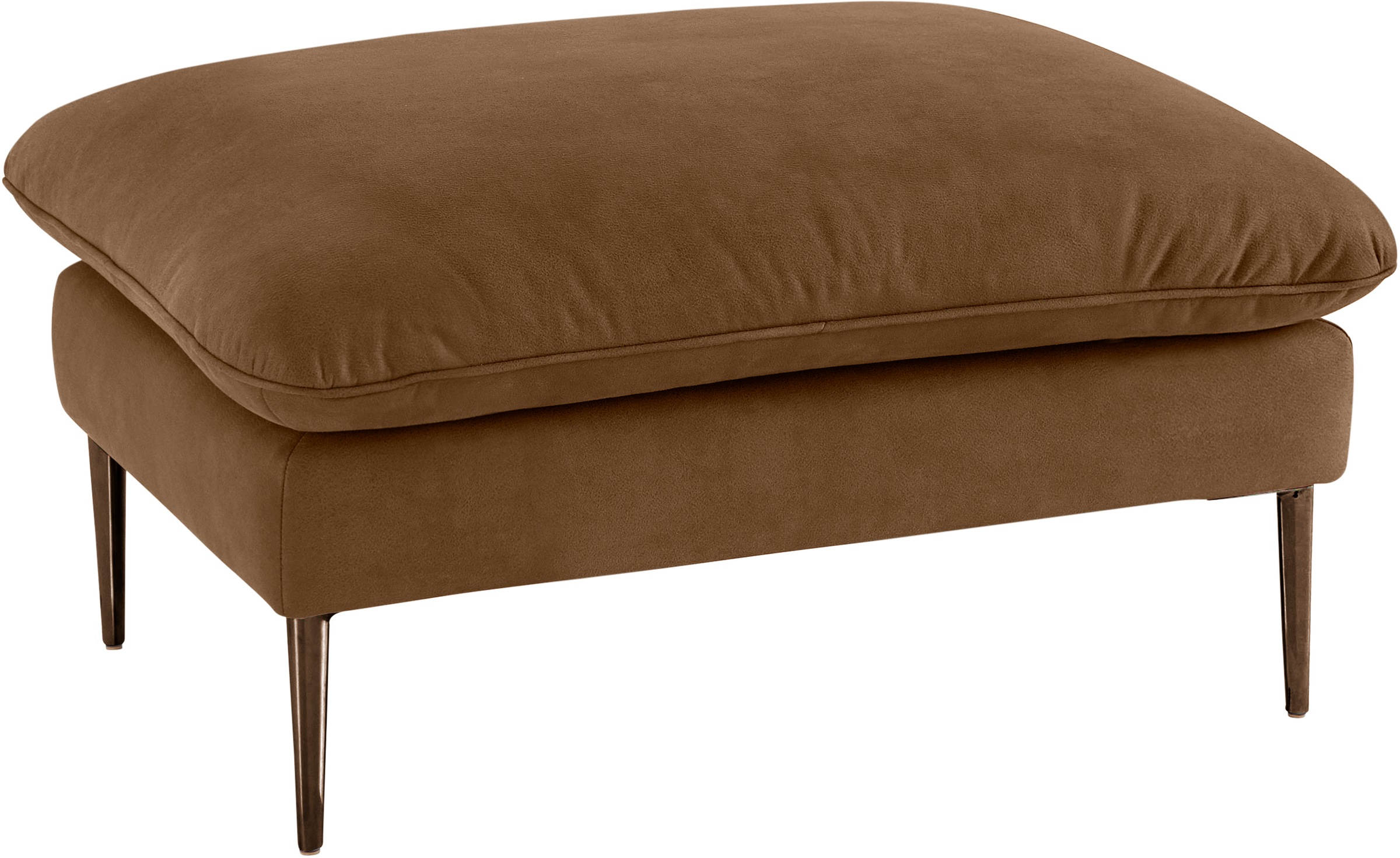 W.SCHILLIG Hocker »enjoy&MORE«, Füße bronze pulverbeschichtet, Breite 106 cm