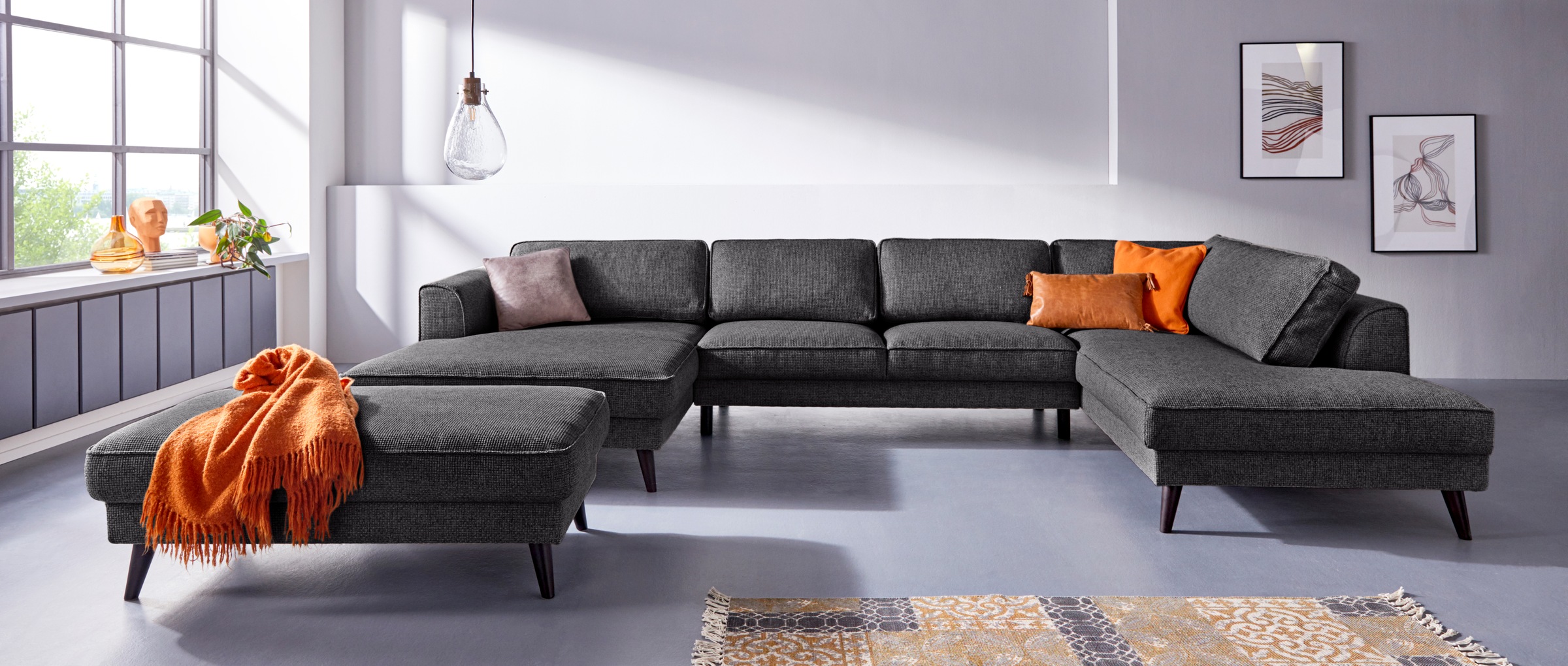 INOSIGN Wohnlandschaft »Lumber Jack, U-Form«, in moderner Optik