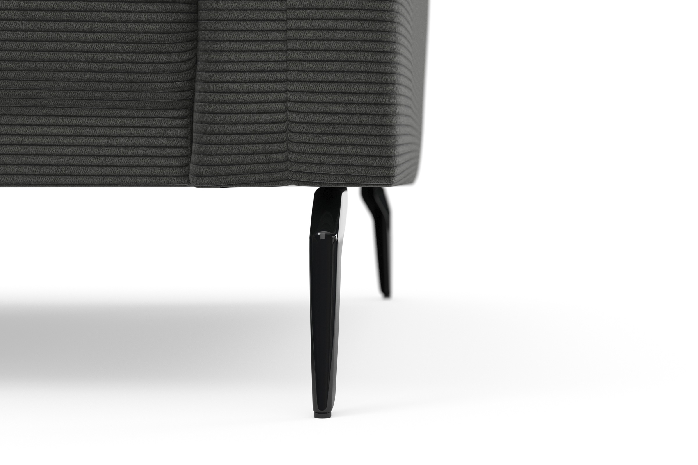 INOSIGN Ecksofa »Coco L-Form«, Sitztiefen-, Arm- und Kopfteilverstellung, Cord-Bezug, Fußhöhe 15 cm