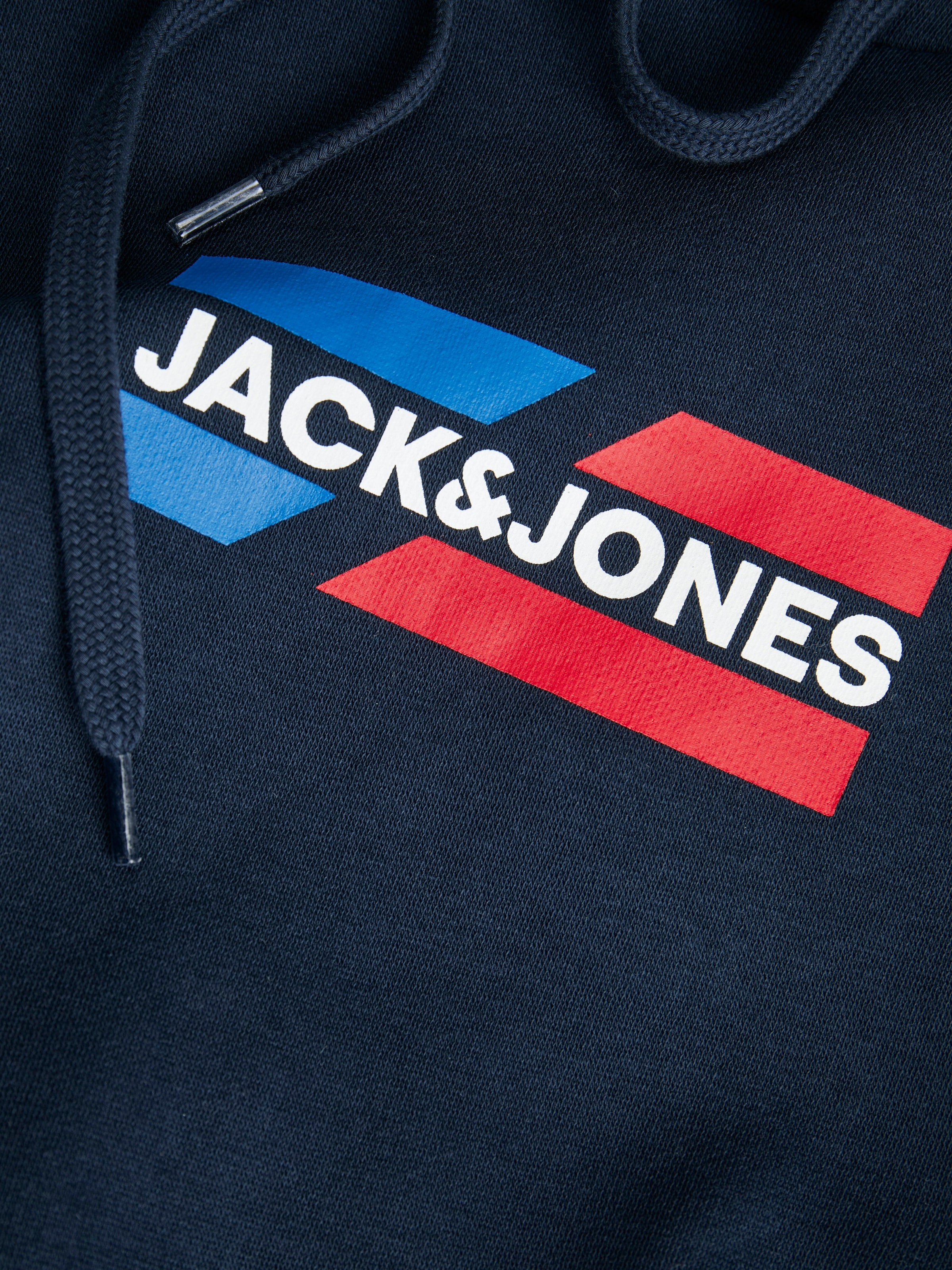 Jack & Jones Kapuzensweatshirt »JJECORP GRAPHIC SWEAT HOOD NOOS«, mit Logo Print