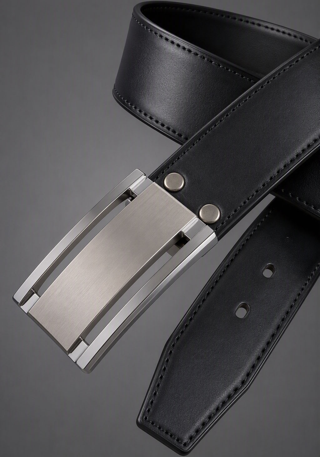 Man's World Ledergürtel mit eleganter Koppelschließe bis Größe 145 - NEW