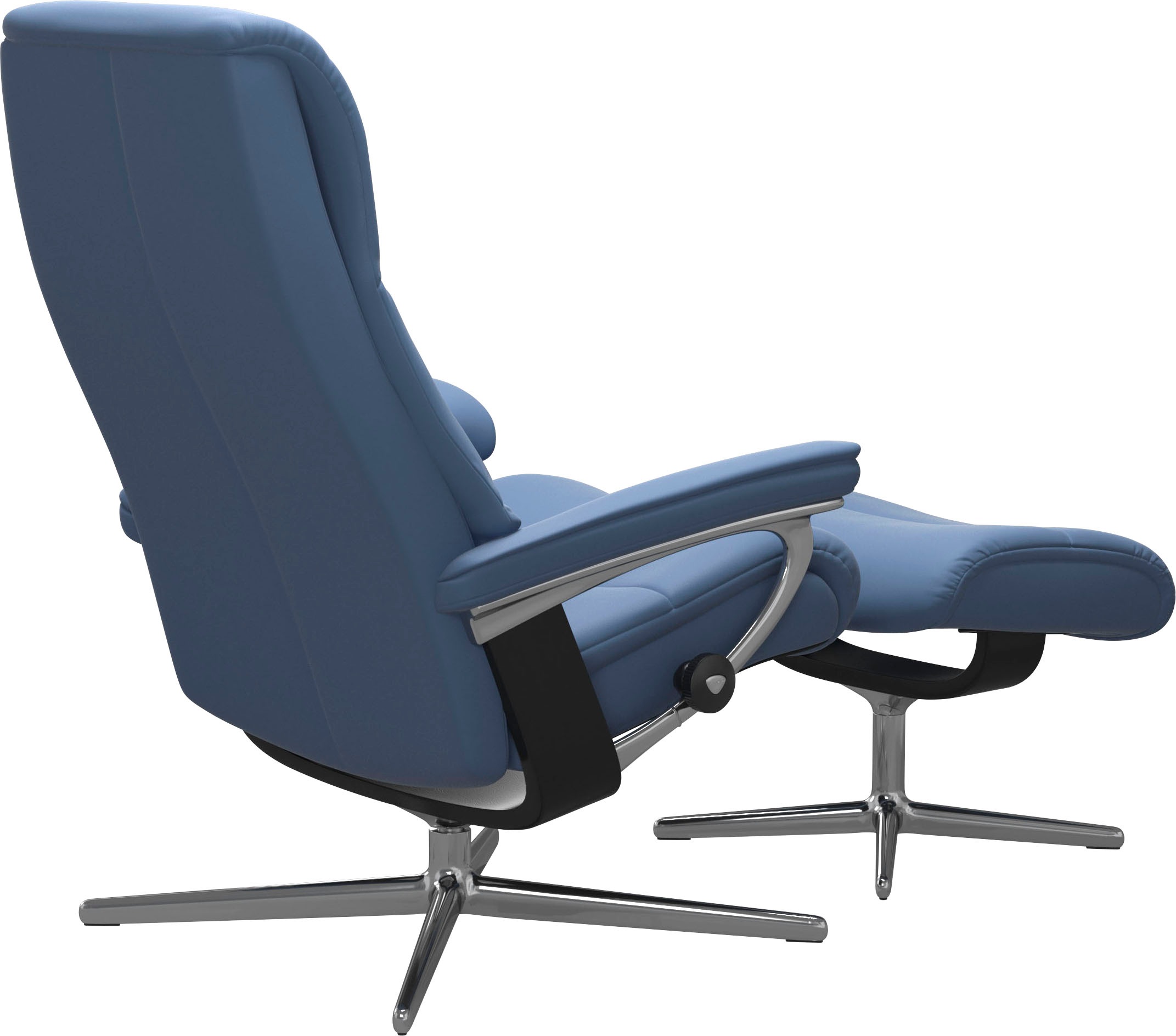 Stressless® Relaxsessel »View«, mit Cross Base, Größe S, M & L, Holzakzent Schwarz