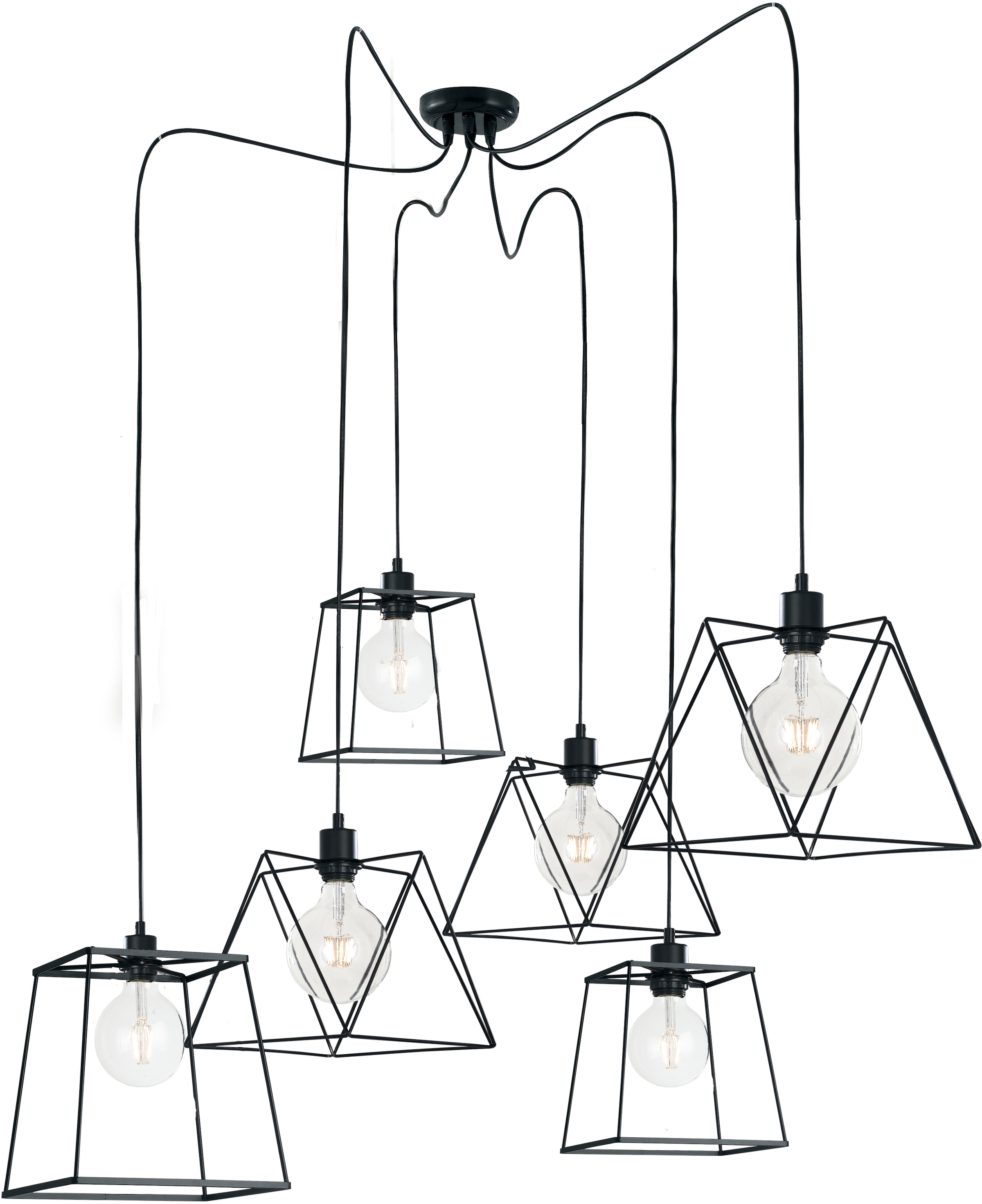 ECO-LIGHT Pendelleuchte »BROOKLYN«, Leuchtmittel E27   ohne Leuchtmittel günstig online kaufen