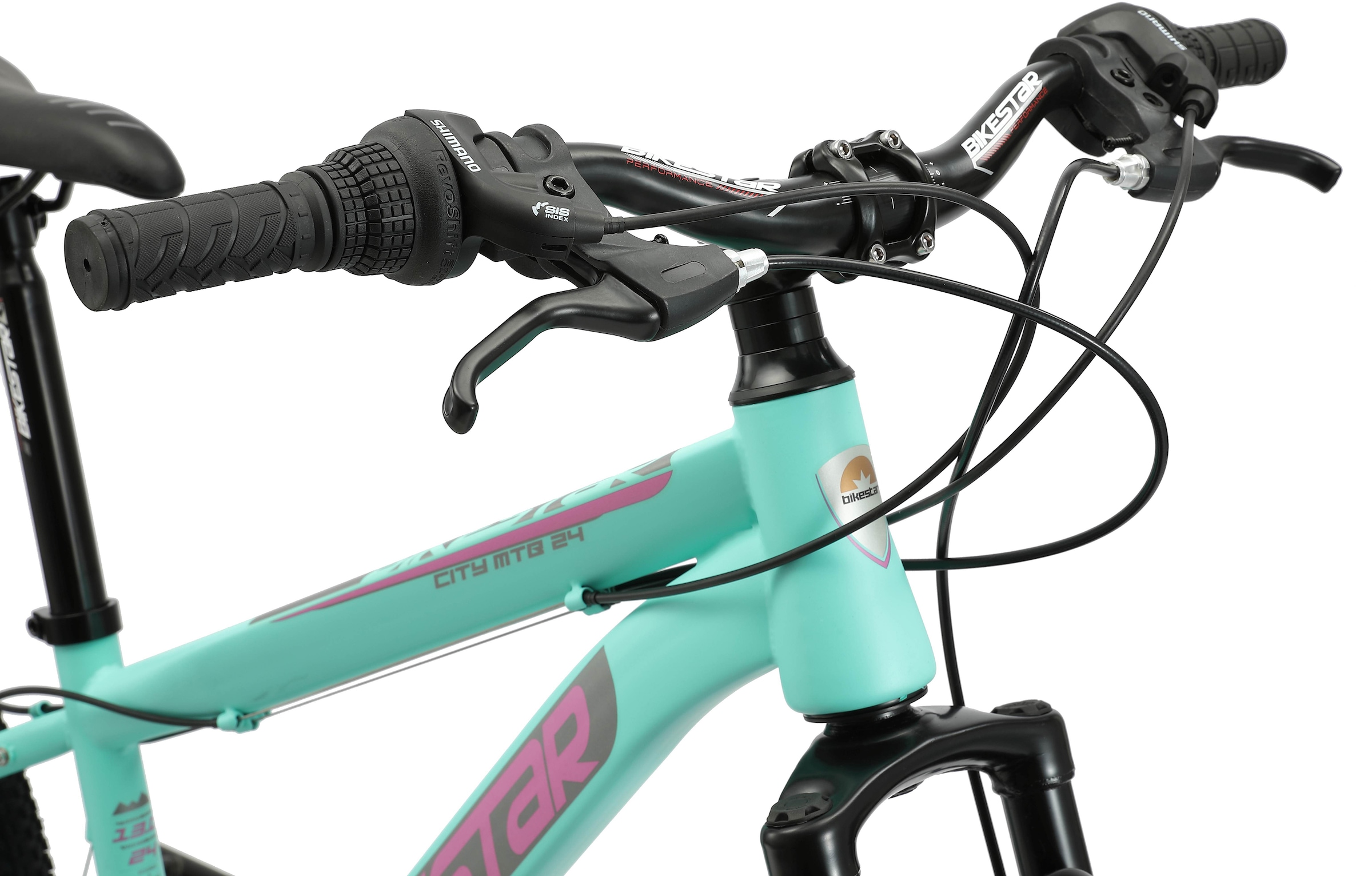 Bikestar Jugendfahrrad, 21 Gang, Shimano, RD-TY21 Schaltwerk, Kettenschaltung