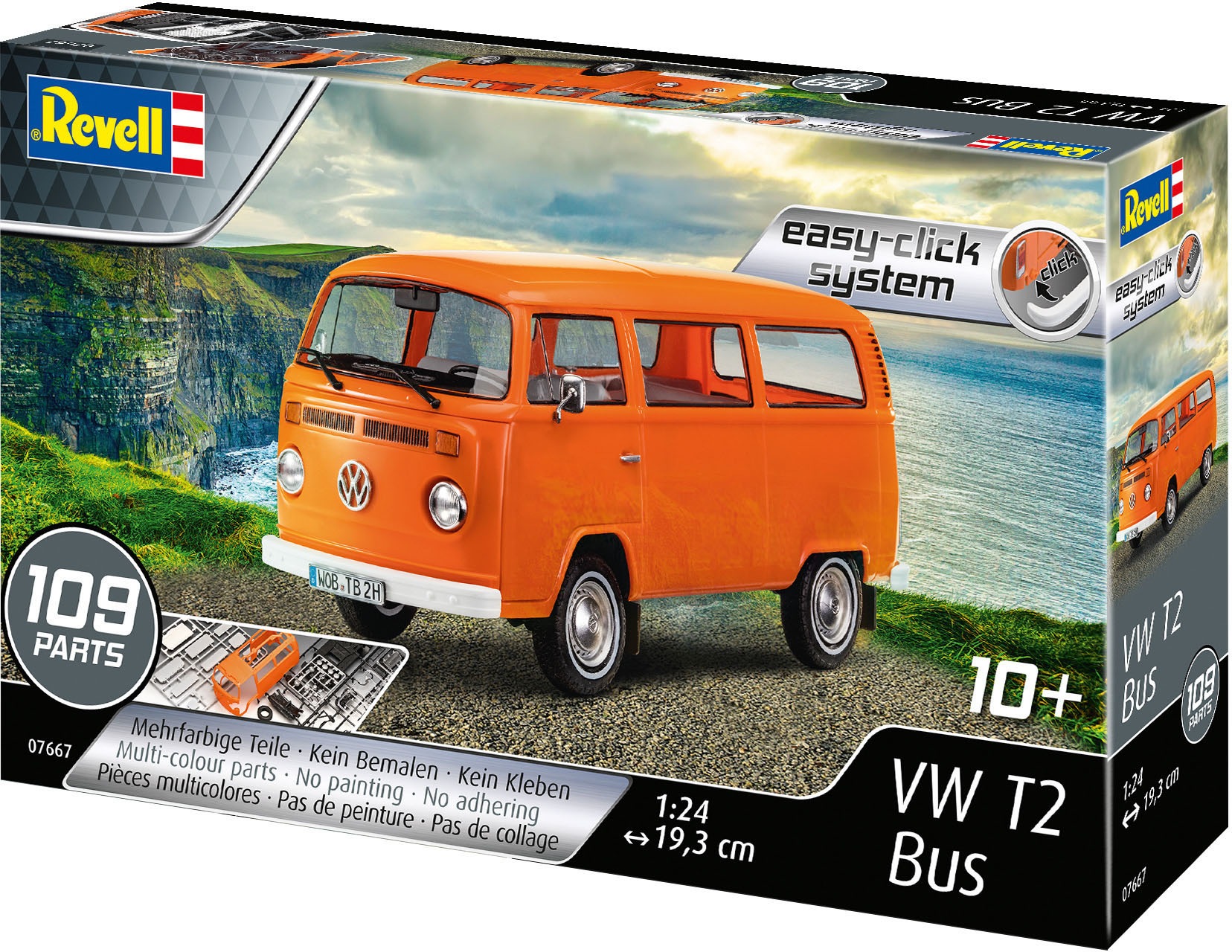 Revell® Modellbausatz »VW T2 Bus«, 1:24, Made in Europe