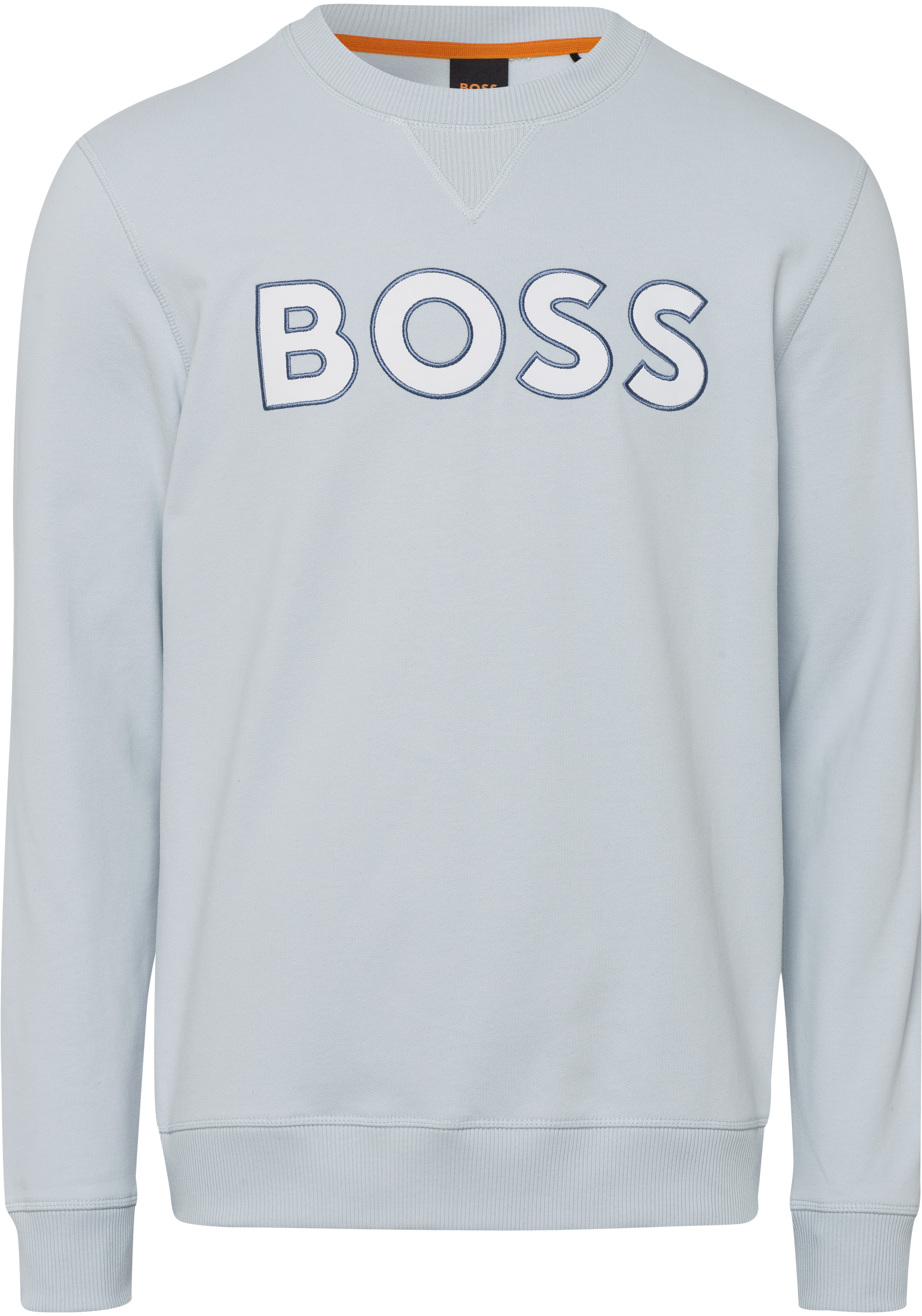 Sweatshirt »Welogocrewx 10246692 01«, mit Kontrastreifen innen am Ausschnitt