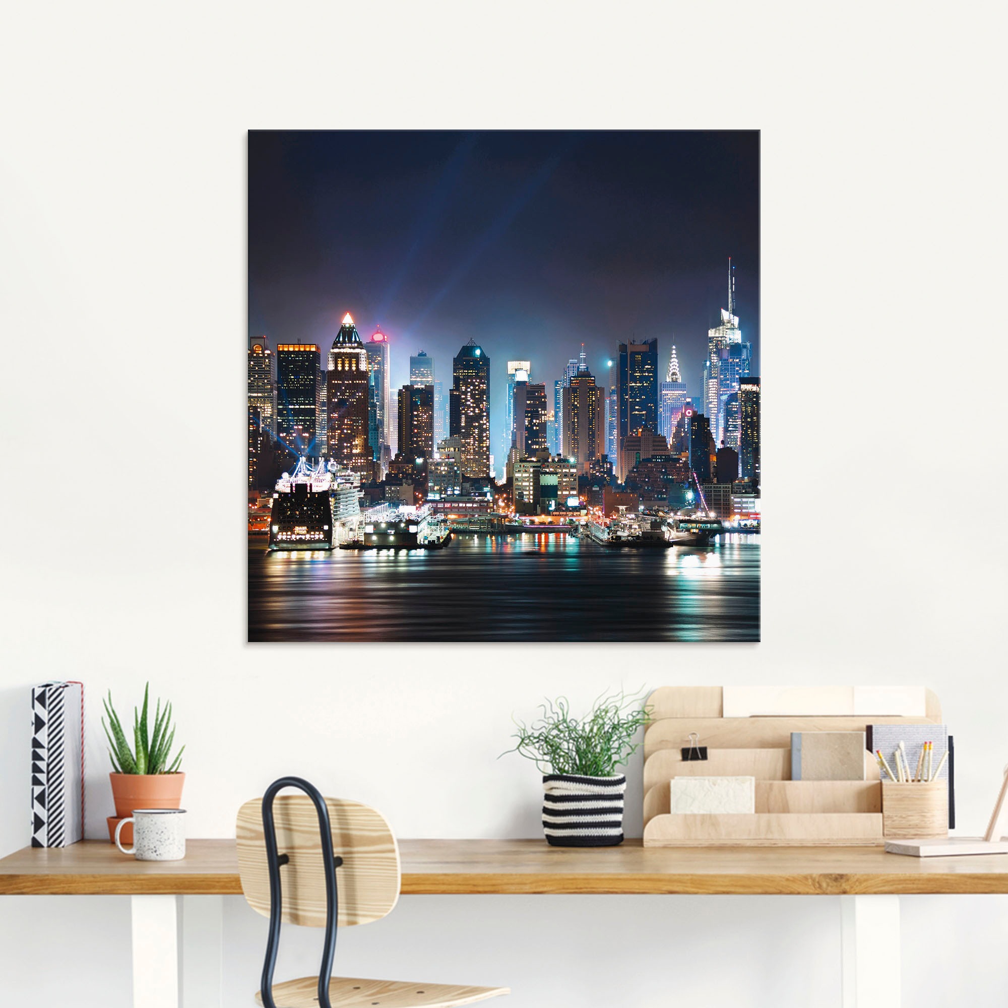 Artland Glasbild »New York City Times Square«, Amerika, (1 St.), in verschi günstig online kaufen