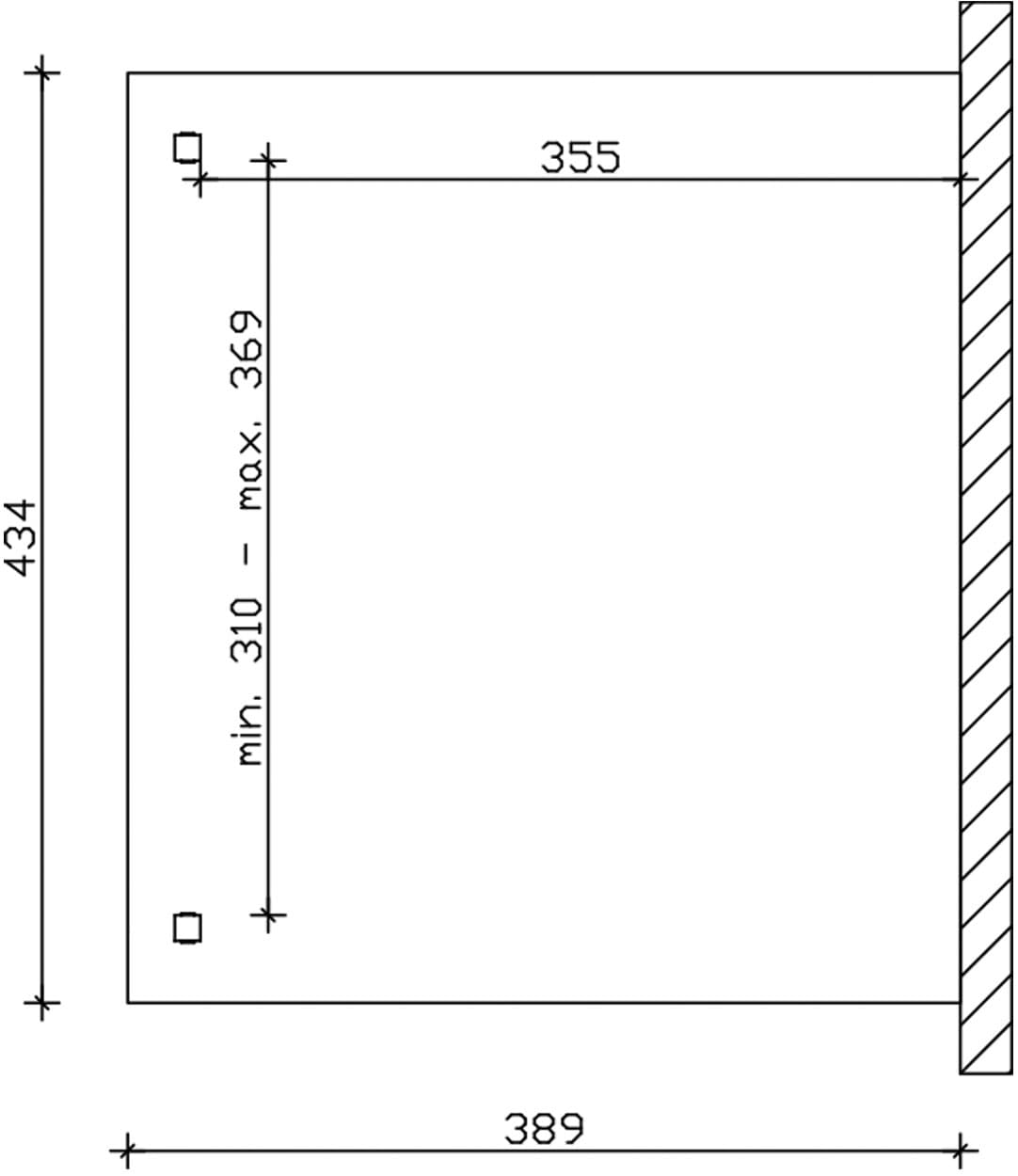 Skanholz Terrassendach »Verona« Leimholz