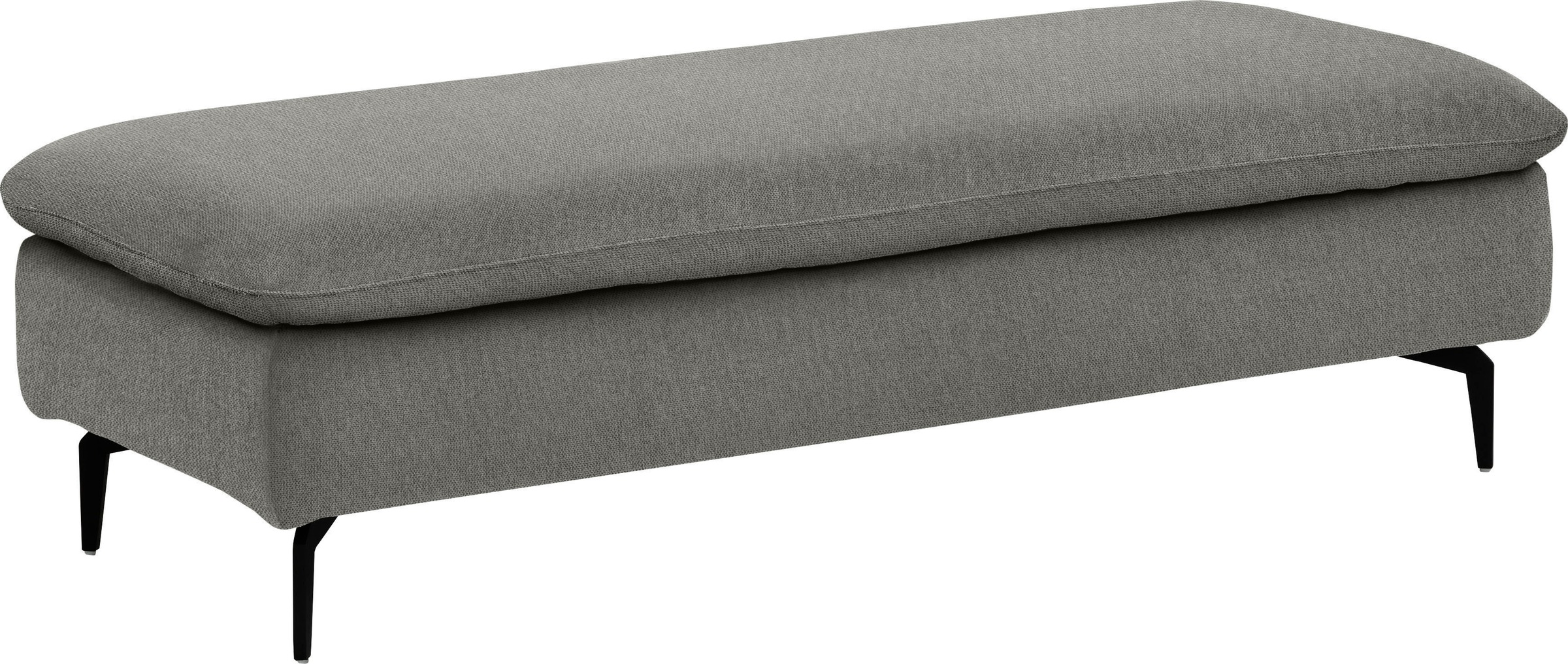W.SCHILLIG Ecksofa »valentinoo, Designsofa, bequem, elegant und zeitlos, L-Form«, (Set), inklusive Hocker, mit Sitztiefenverstellung, Breite 299 cm