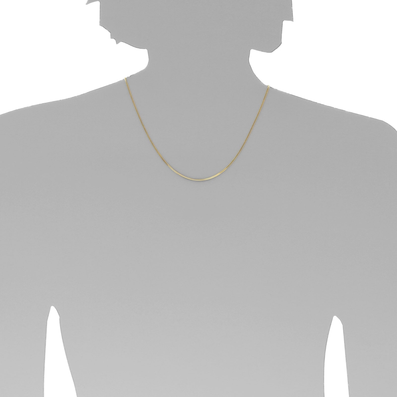 OSTSEE-SCHMUCK Goldkette »Ostsee-Schmuck Kette Panzer 1,2 mm Kette Panzer 1,2 mm«, (1 tlg.)