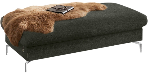 W.SCHILLIG Polsterhocker »piedroo« Füße in Chrom glänzend