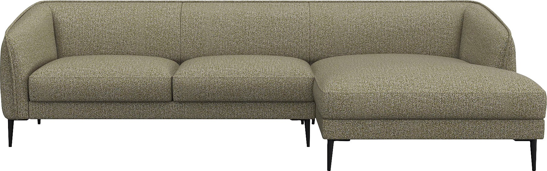 FLEXLUX Ecksofa »Belle Designsofa, L-Form, B/T 288/149 cm«, Skandinavisches günstig online kaufen