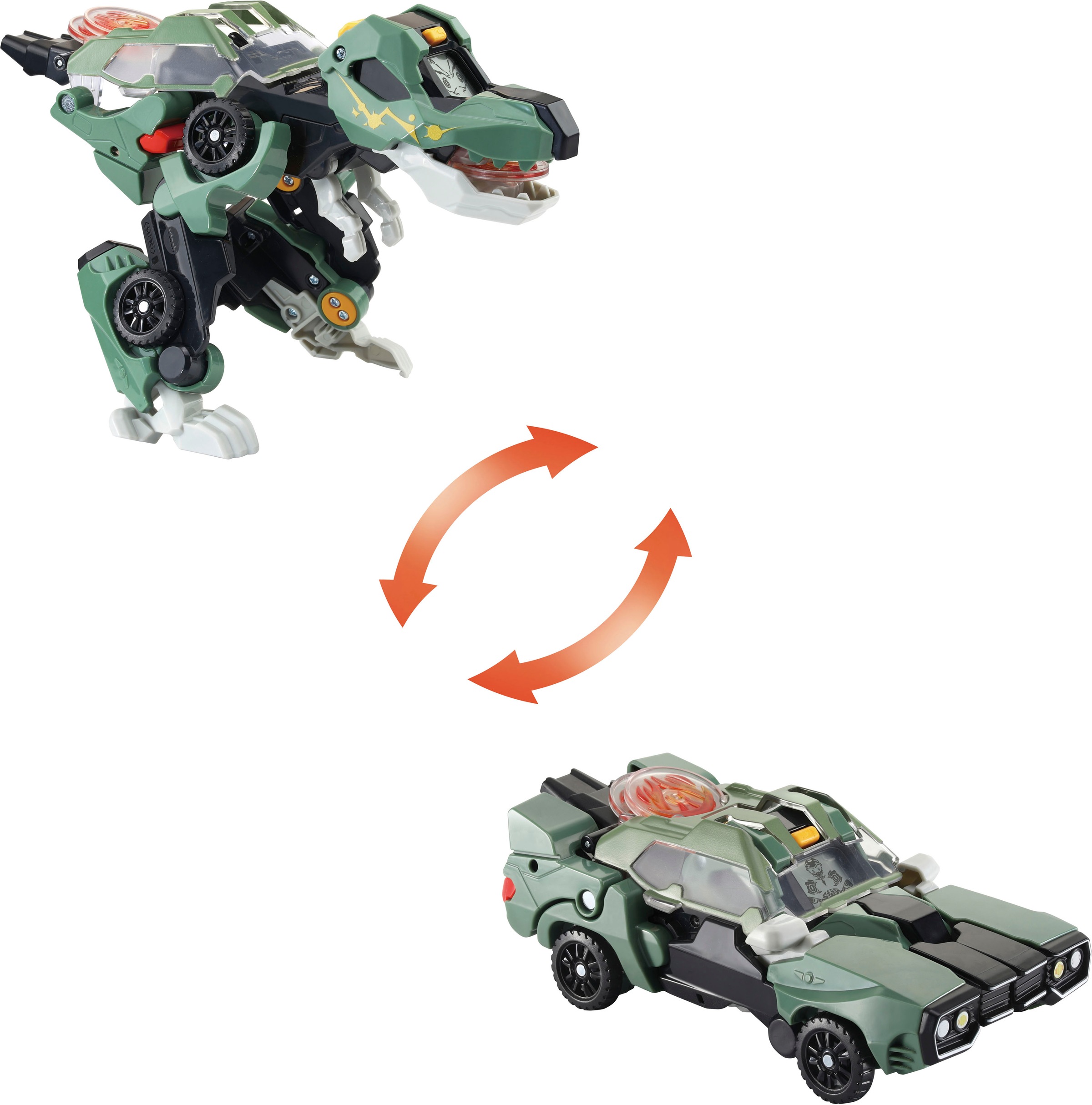 Vtech® Spielfigur »Switch & Go Dinos, Fighter Launcher-T-Rex«, mit Sound