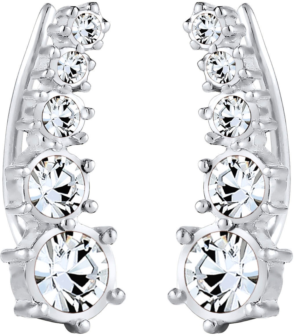 Elli Paar Ohrhänger »Schmuck Geschenk Silber 925 Ohrringe, 0310431419«, mit Glasstein