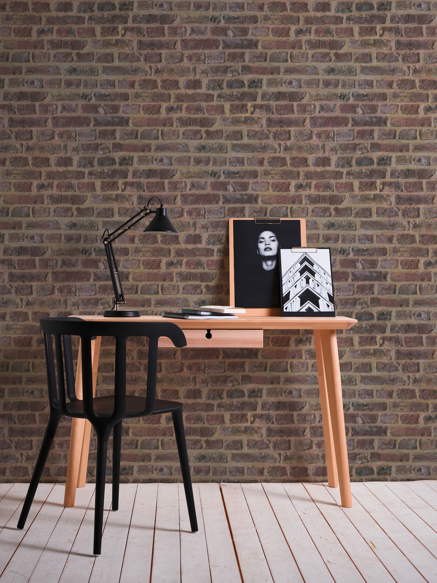 A.S. Création Vliestapete »Trendwall in Backstein Optik«, gemustert-Motiv-abstrakt, Tapete Stein Tapeten Wohnzimmer Schlafzimmer Küche Design Kinderzimmer