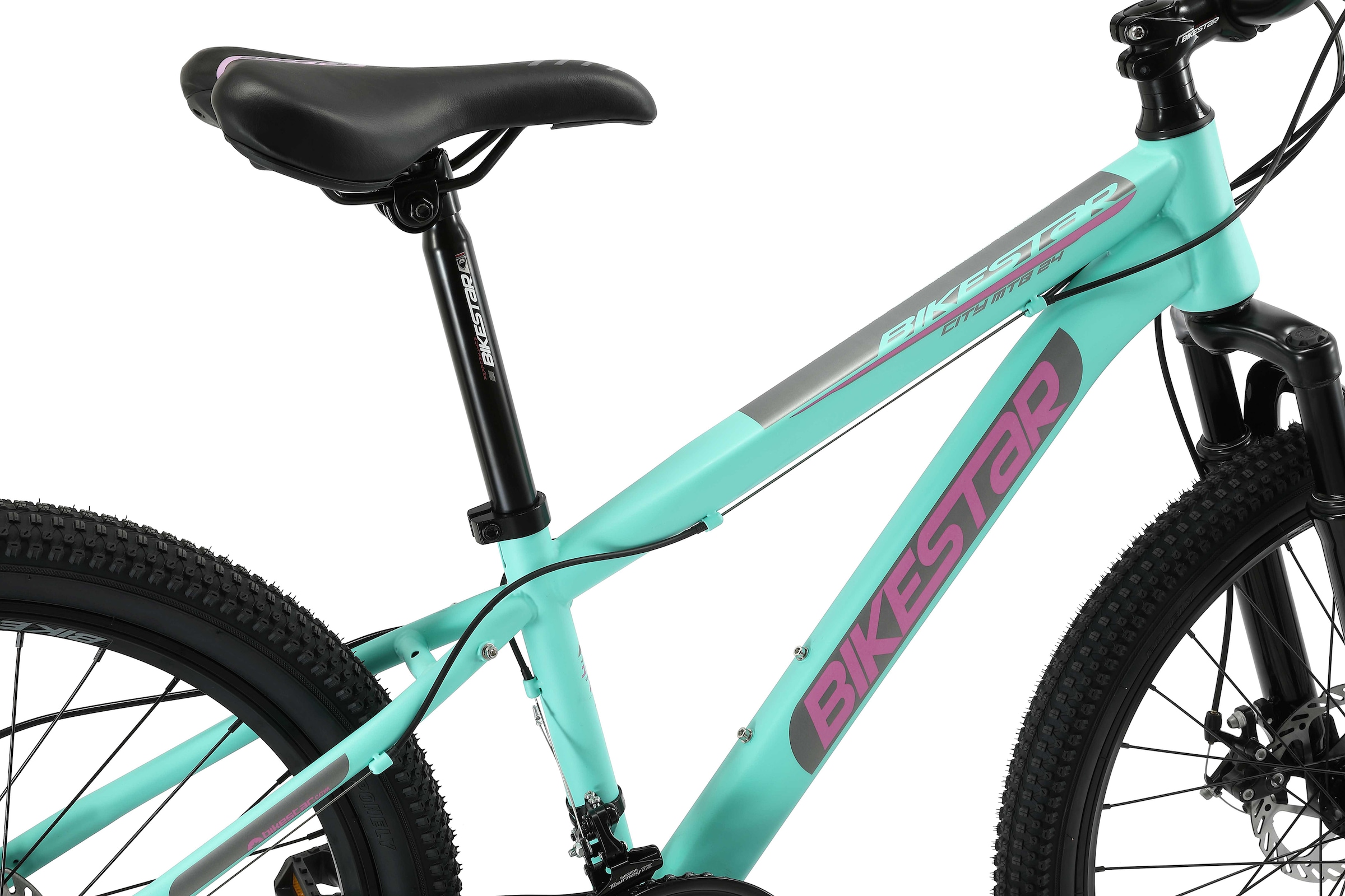 Bikestar Jugendfahrrad, 21 Gang, Shimano, RD-TY21 Schaltwerk, Kettenschaltung