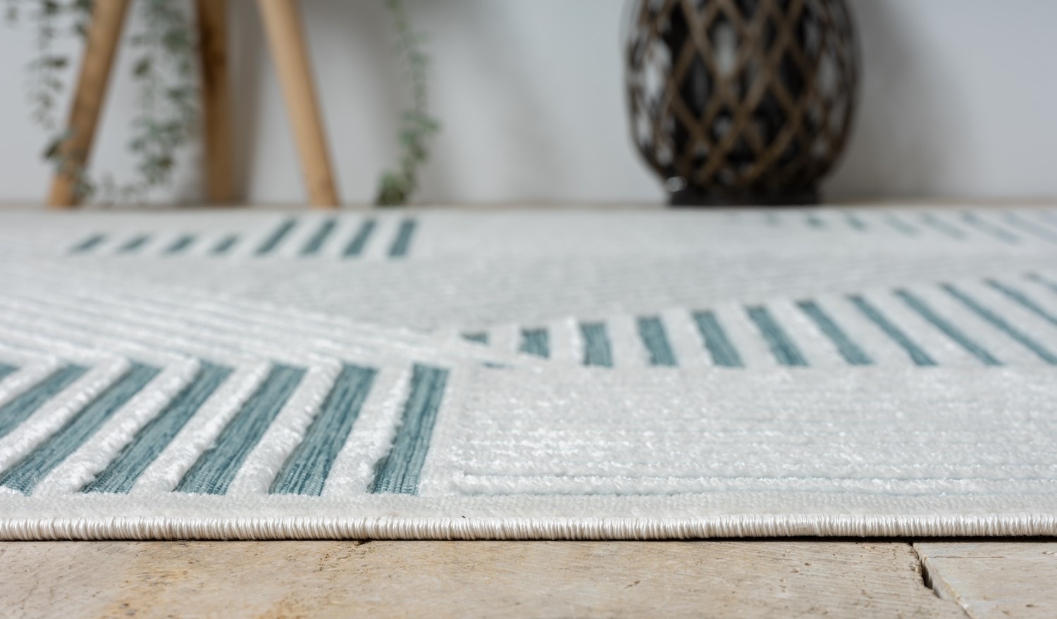 Myflair Möbel & Accessoires Teppich »Vill Lagerräumung«, rechteckig, 8 mm Höhe, modernes Design, Hoch-Tief Effekt, Outdoor geeignet, Balkon, Terrasse