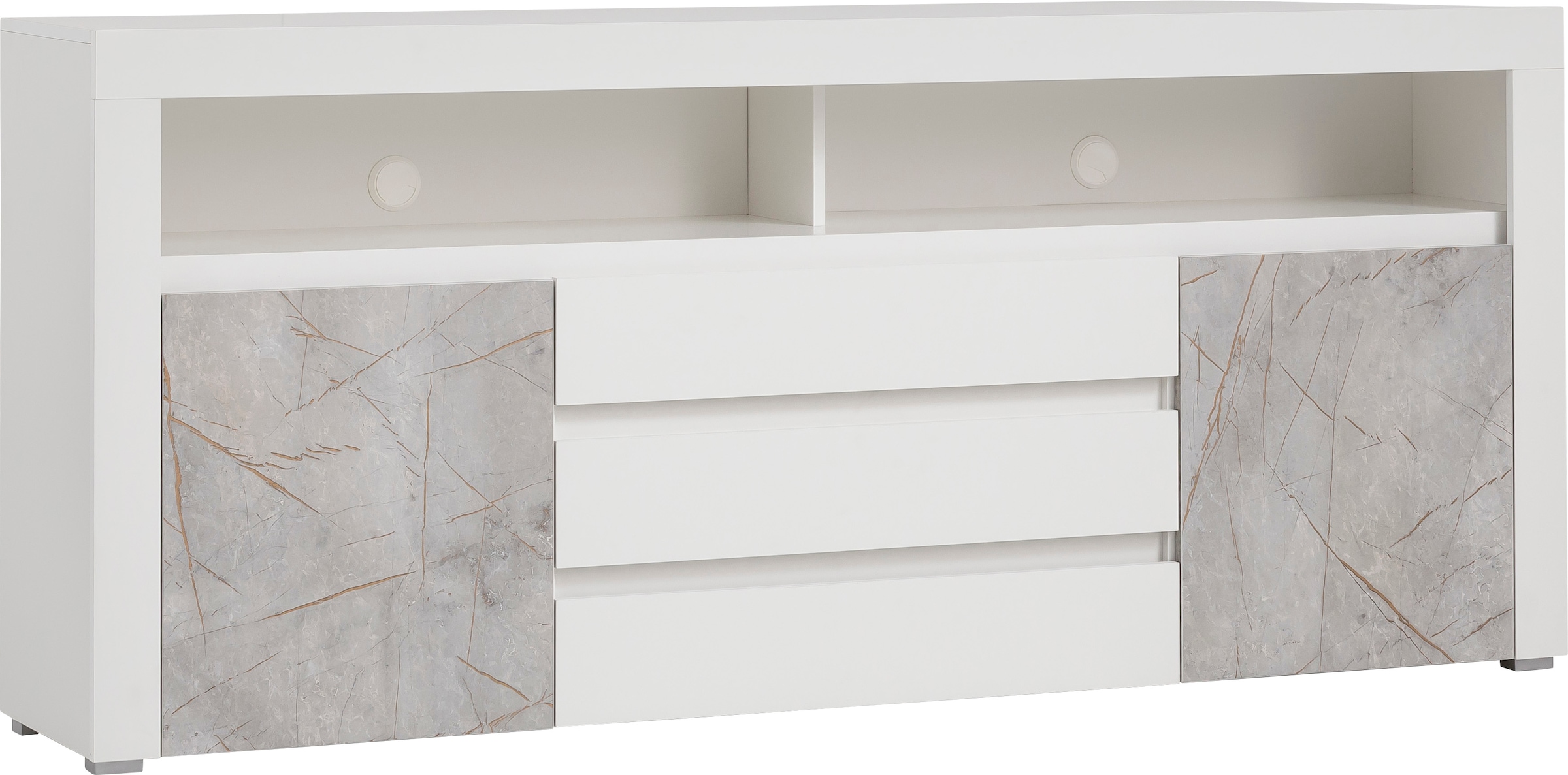 Home affaire Sideboard »Stone Marble«, mit einem edlen Marmor-Optik Dekor,  Breite 200 cm online bestellen
