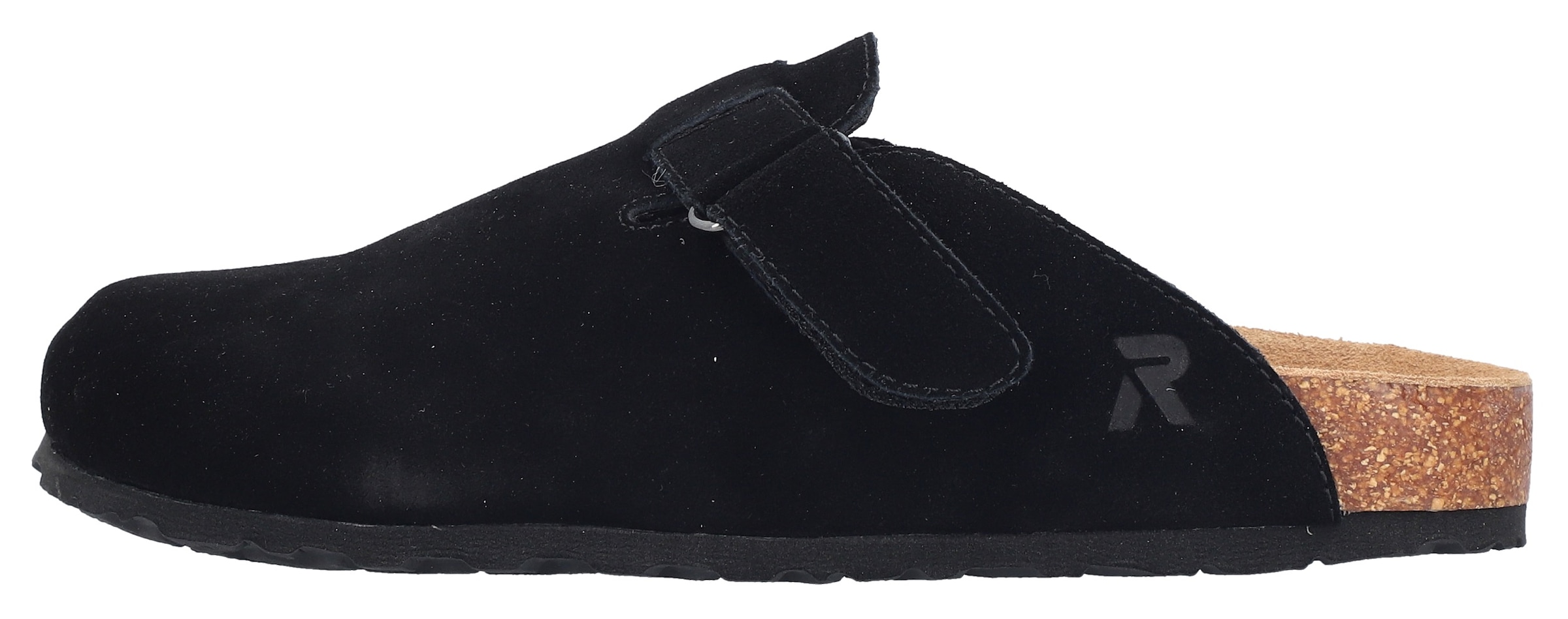 Rieker Clog  Pantolette, Hausschuh, Sommerschuh mit Klettriemchen