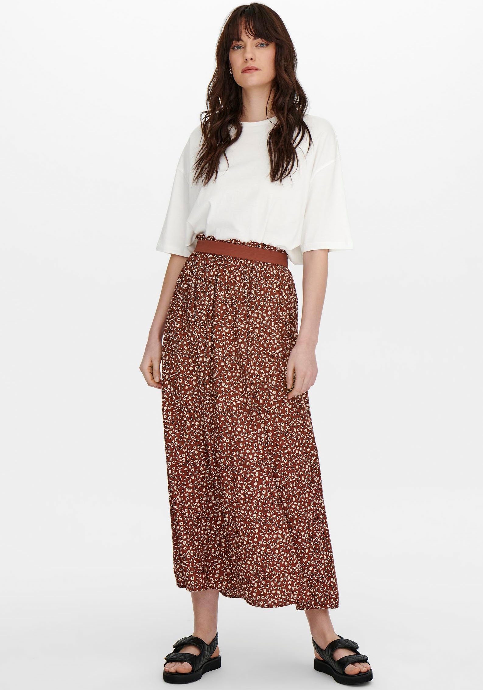 4. Bild von ONLY Maxirock »ONLVENEDIG AOP LIFE LONG SKIRT«