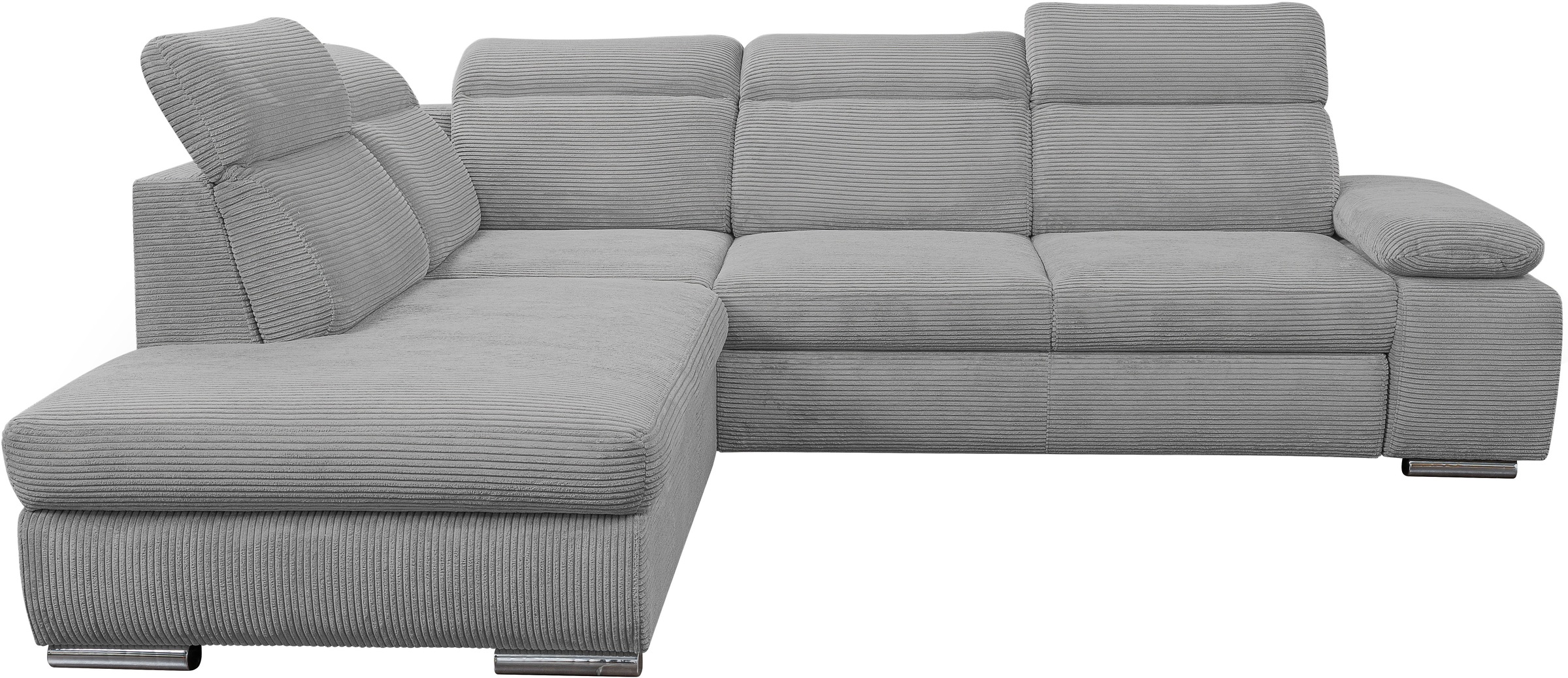 WERK2 Ecksofa »Alicante Cord, inkl. Bettfunktion & Bettkasten, Breite 280cm günstig online kaufen