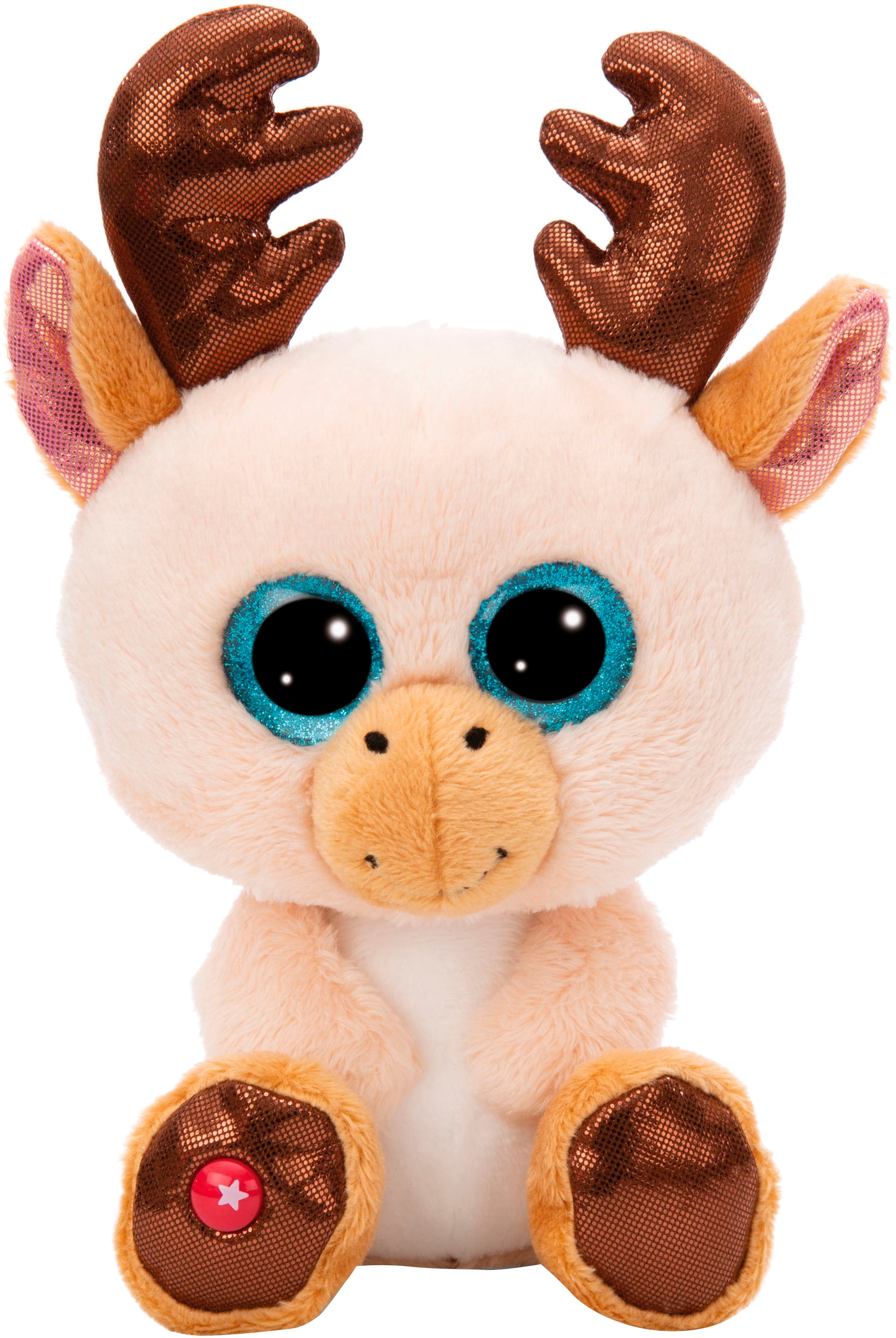 Nici Kuscheltier »Glubschis, Rentier Mandellin, 15 cm«