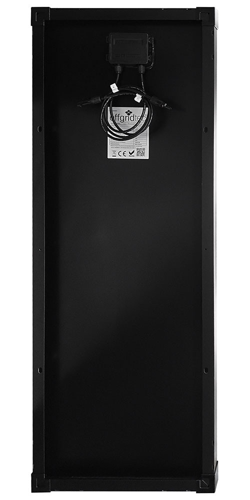 offgridtec Solarmodul »OLP 100W V2 Solarpanel 19V Schindeltechnologie PERC«, Einzigartiges Moduldesign