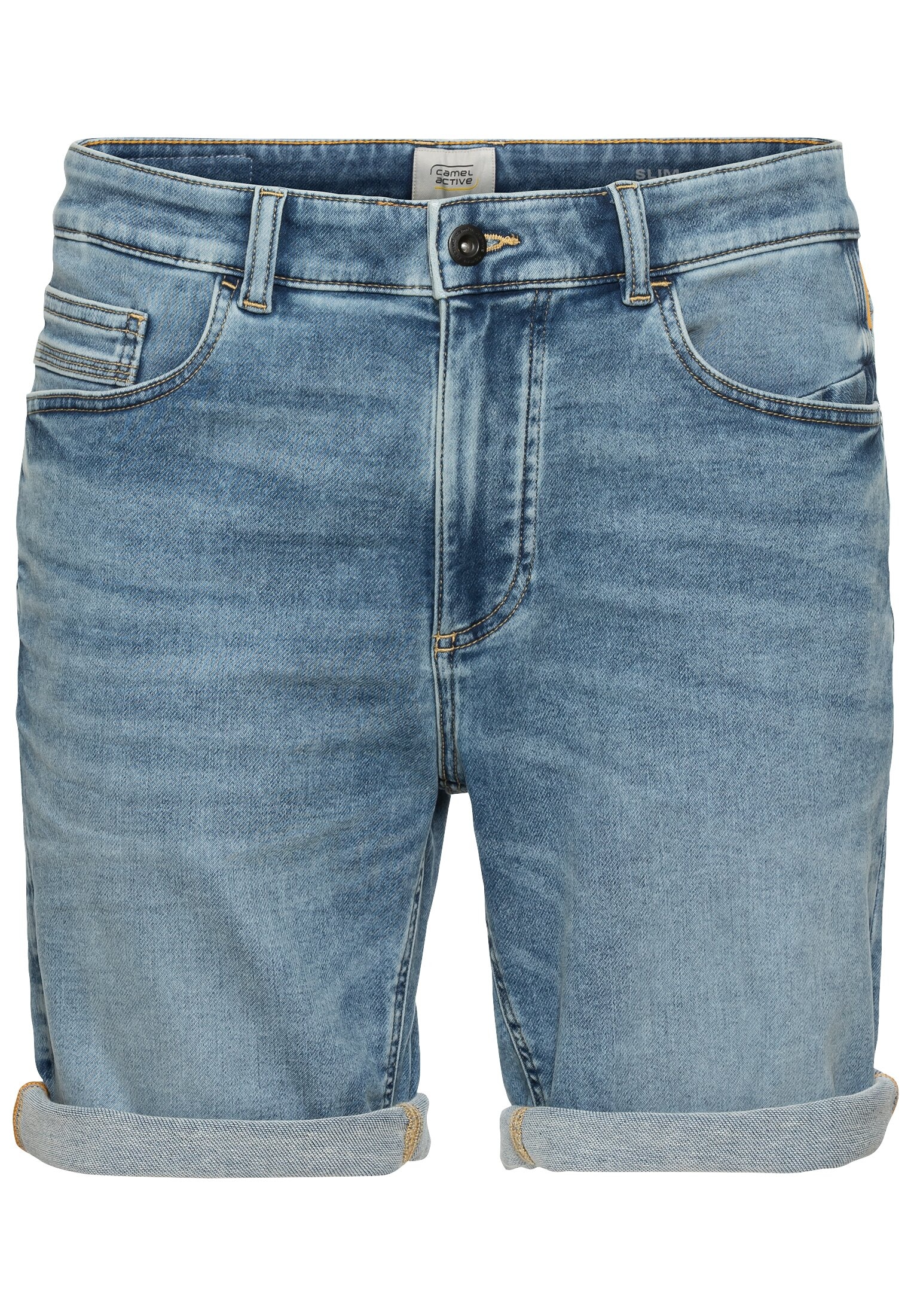 camel active Jeansshorts, mit washed Optik