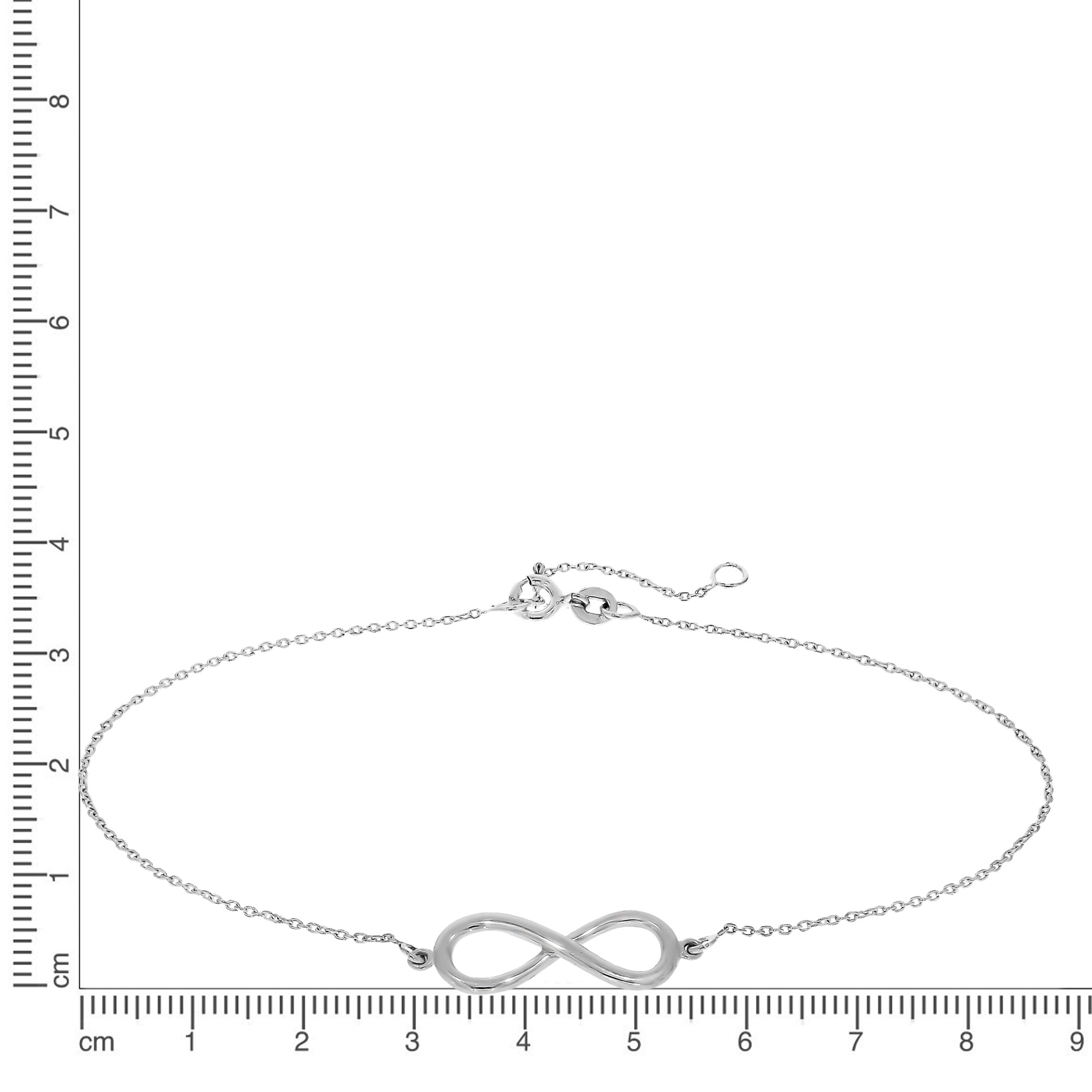 Vivance Fußkette »925/- Sterling Silber Infinity«