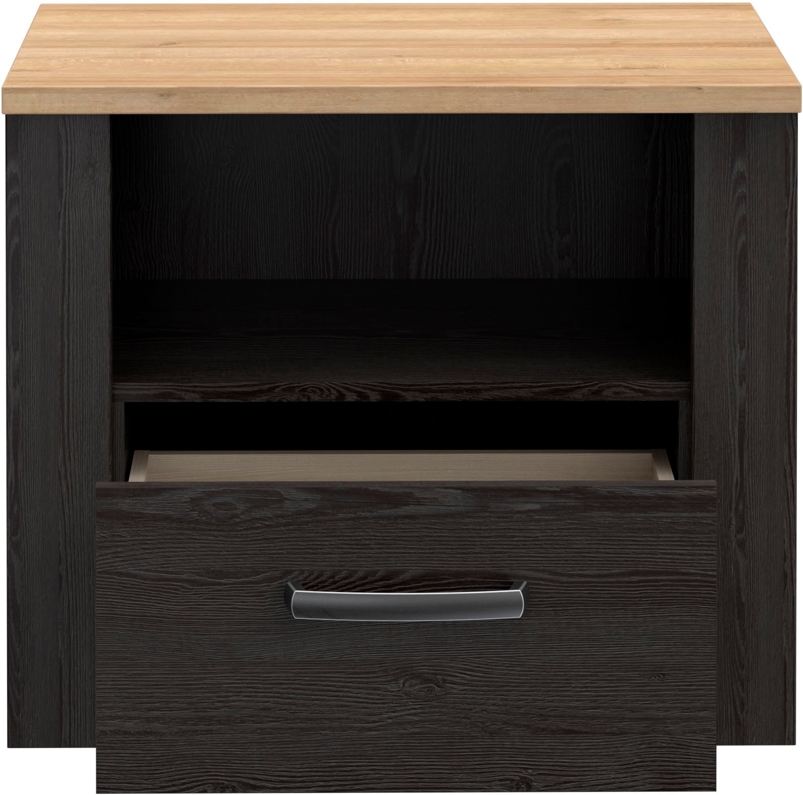 FORTE Nachtkommode B/H/T 61,6/52/42 cm , in 2 Dekoren erhältlich