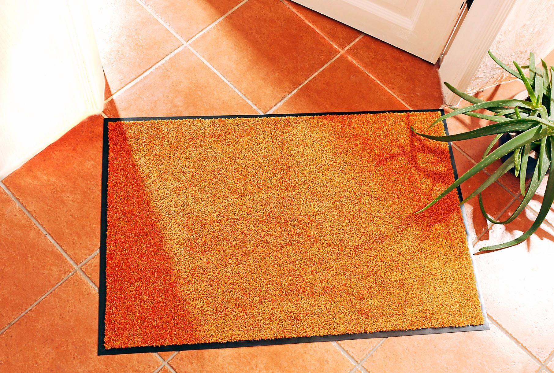 HANSE Home Fußmatte »Wash & Clean«, rechteckig, 7 mm Höhe, Schmutzfangmatte, Türmatte, In- und Outdoor, Teppich, Läufer, waschbar