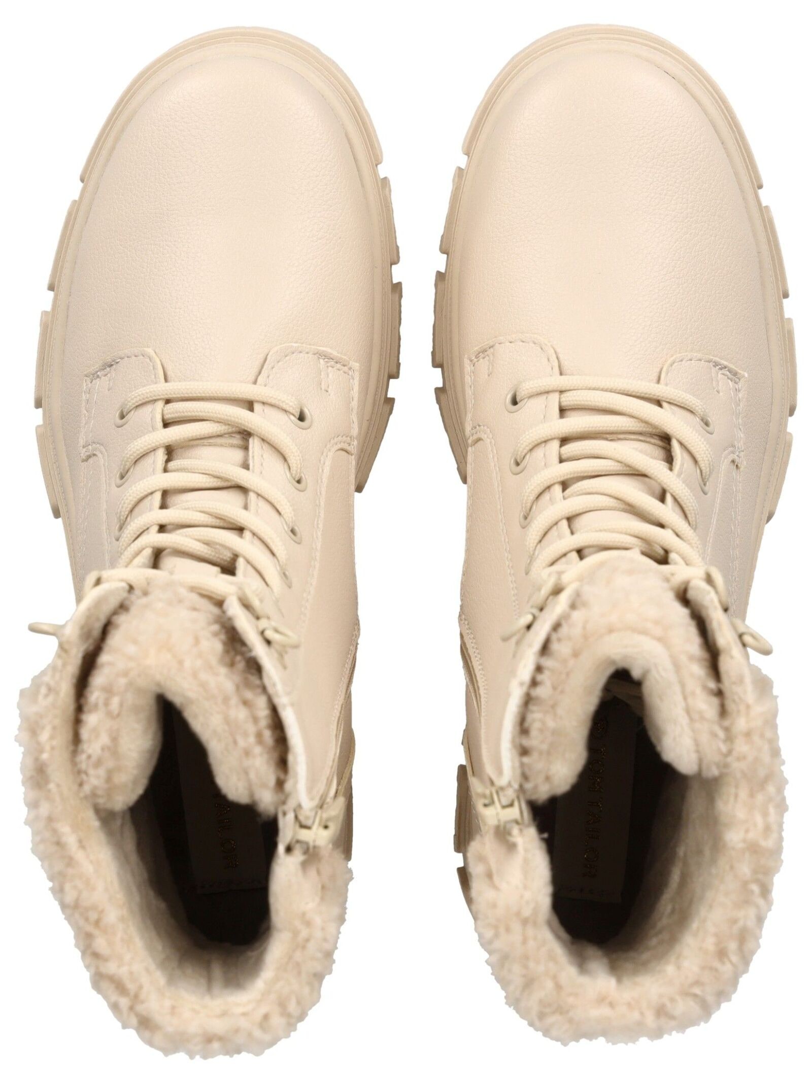 TOM TAILOR Schnürstiefelette »Tom Tailor Stiefelette Lederimitat/Textil«