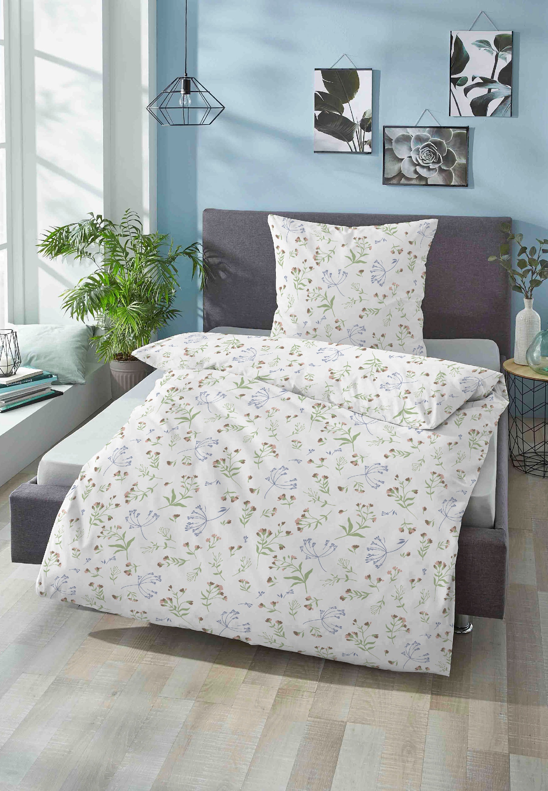 Castell - Markenbettwäsche Bettwäsche »Tilda« 2 Stk. tlg. hautsympathisch, günstig online kaufen