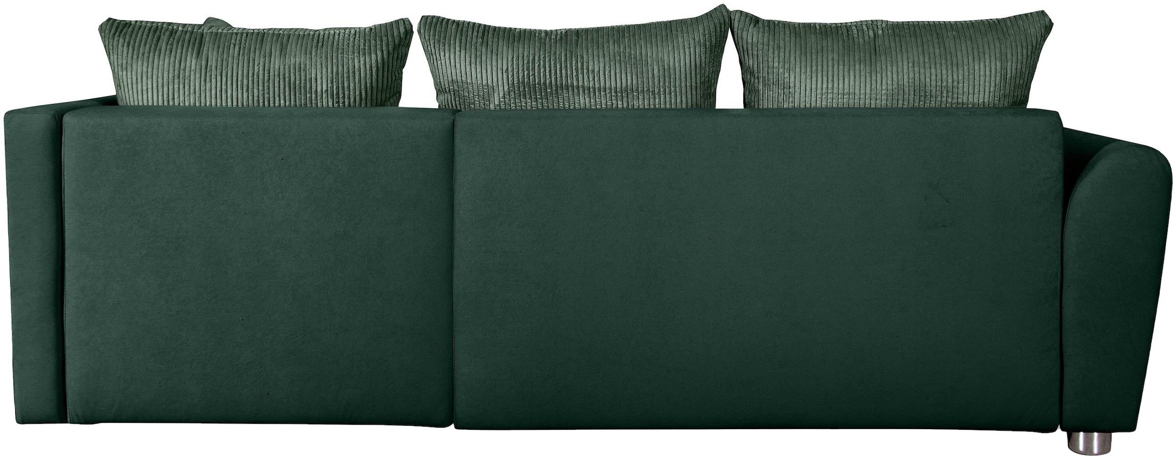 COLLECTION AB Ecksofa »JANA L-Form«, Ecksofa,Bettfunktion,Bettkasten,Bonnelfederkern,Rückenkissen