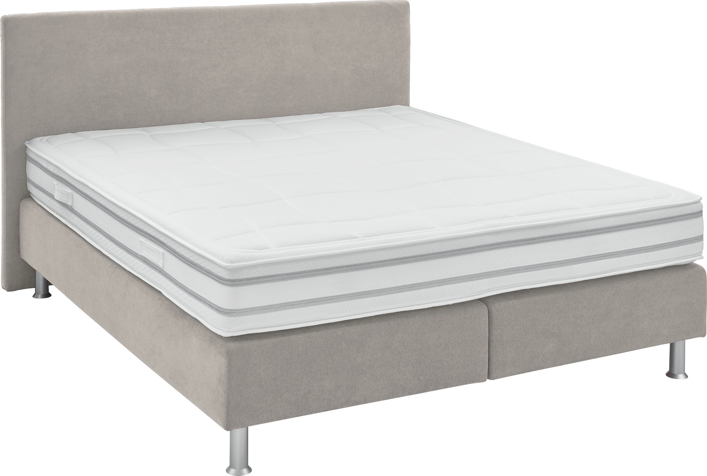 Die PlanBar Boxspringbett »OC-ON23148« inkl. Wendematratzen u. Bonellfederkern Unterbau, 160/180x200cm