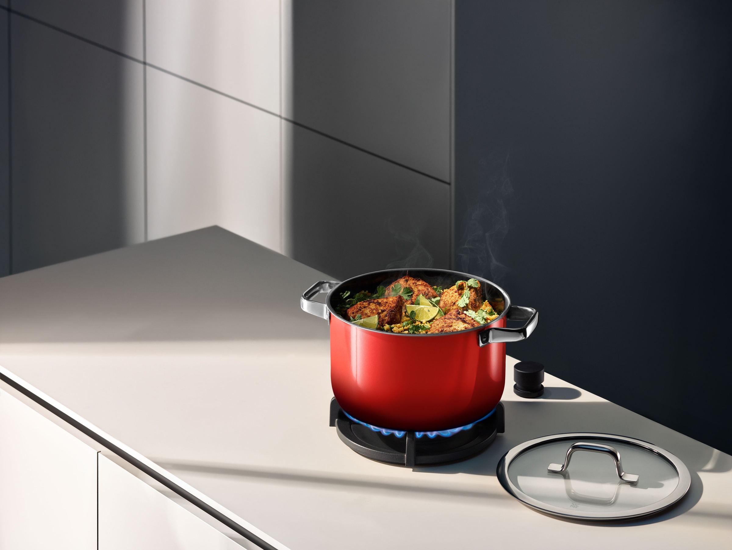 WMF Topf-Set »Fusiontec Mineral Pro« Set, 7 tlg. tlg. Edelstahl   Glas günstig online kaufen