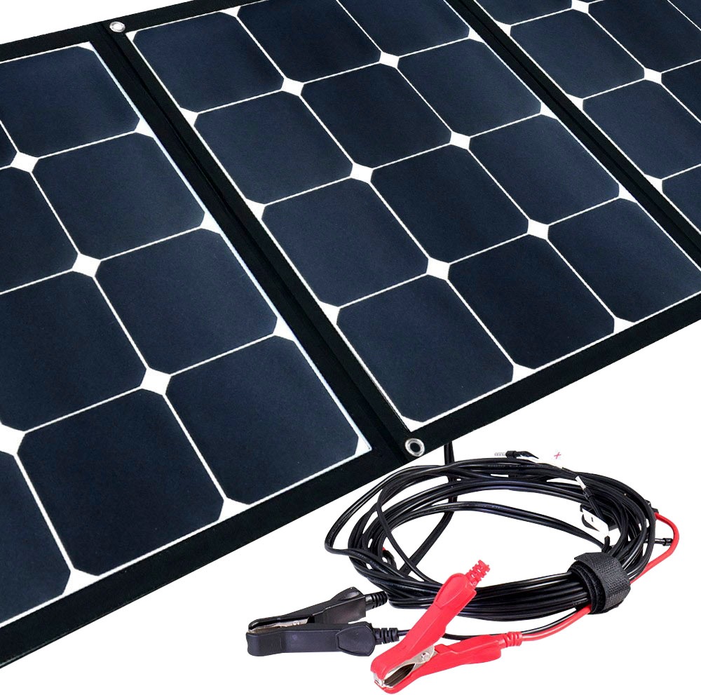 offgridtec Solarmodul »FSP-2 135W Ultra KIT PWM 10A faltbares Solarmodul«, (Set), hoher Wirkungsgrad in Kombination mit geringem gewicht