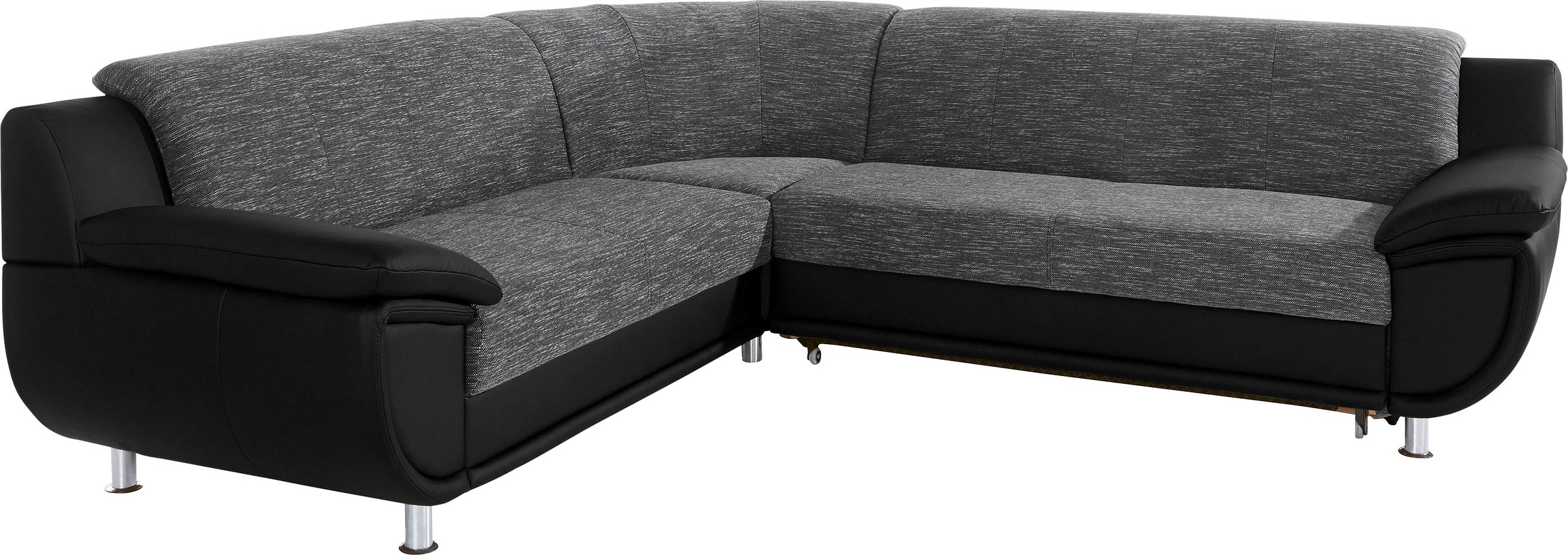 TRENDMANUFAKTUR Ecksofa »Rondo 3, zeitlos und modern, im Materialmix, L-For günstig online kaufen