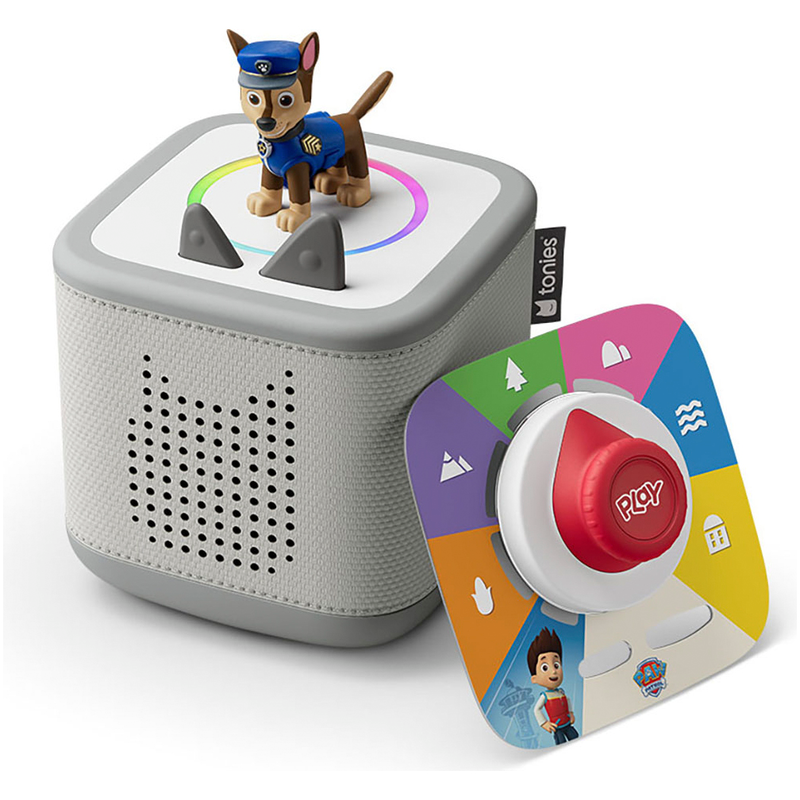 TONIES Lautsprecher »Toniebox 2 Play Set Paw Patrol Chase« Stereo (Bluetooth NFC WLAN Beleuchtungseffekte Kabellos Sleep Timer Wecker )...
