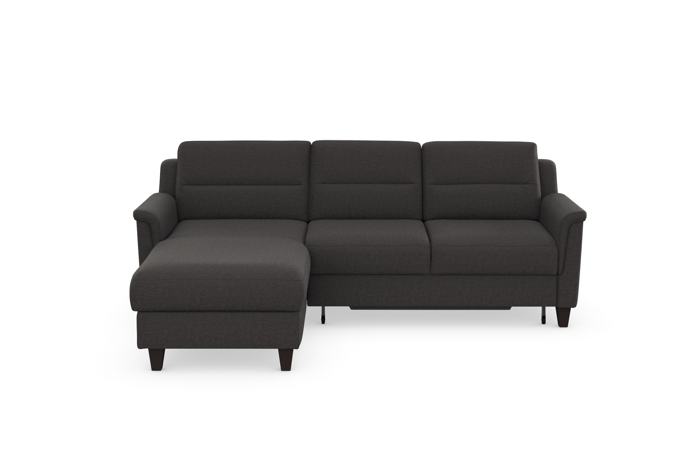 sit&more Ecksofa »Farö L-Form«, inklusive Federkern, wahlweise mit Bettfunktion und Bettkasten