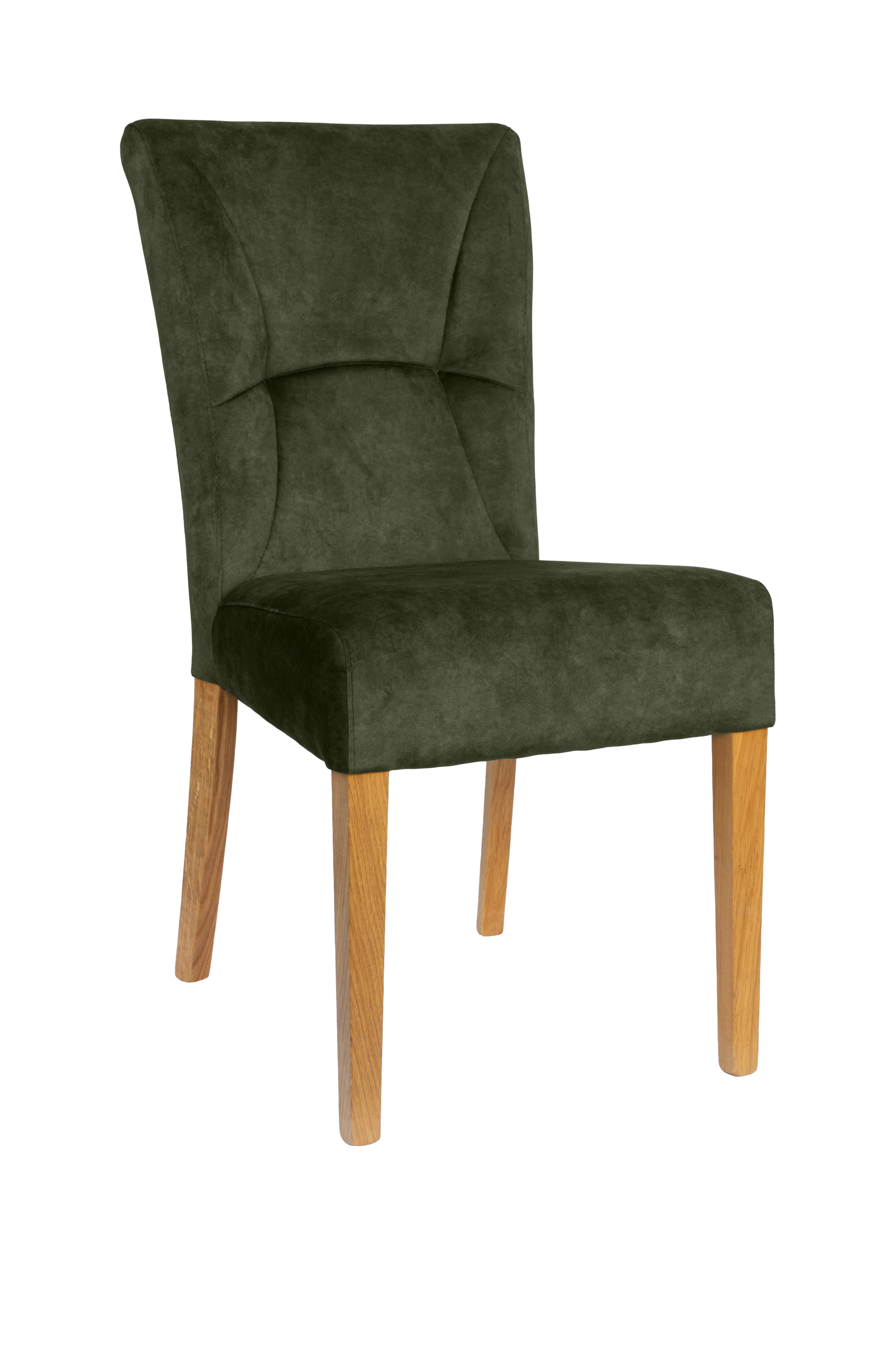 Home affaire 4-Fußstuhl »Henry« (Set) 2 Stk. Samtvelours Sitz und Rücken ge günstig online kaufen