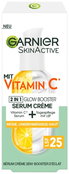 GARNIER Gesichtsserum »SkinActive Vitamin C Serum Crème«
