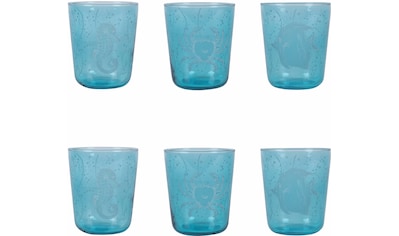 Zeller Present Gläser-Set, (Set, 7 tlg.), je 6 Gläser, Deckel, Strohhalme,  in praktischem Metallkorb im Online-Shop kaufen