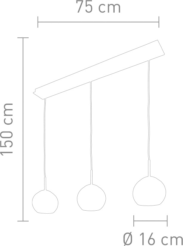 Villeroy & Boch Pendelleuchte »Tokio«, 3 flammig, Leuchtmittel E14 | ohne Leuchtmittel