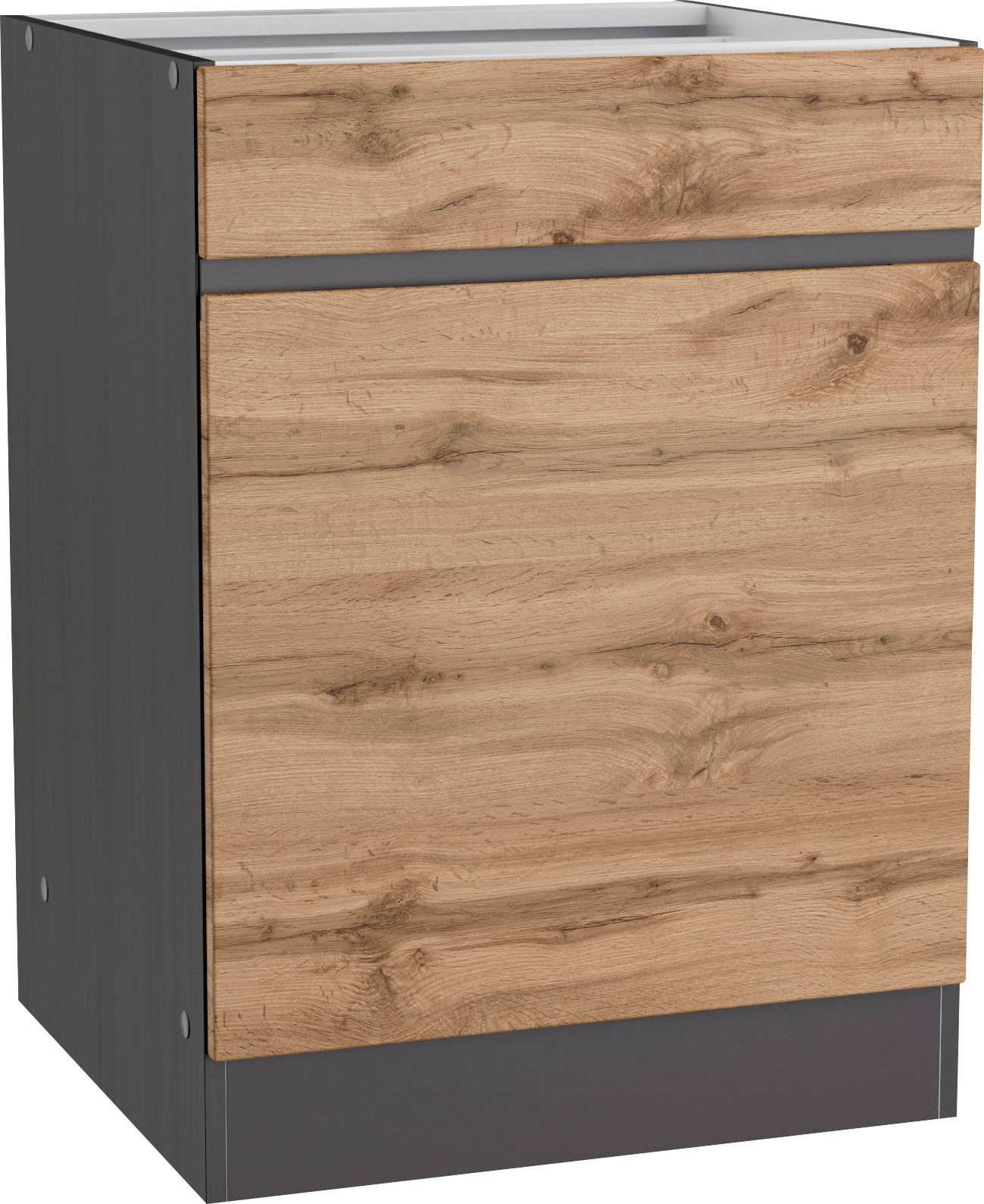 KOCHSTATION Unterschrank "KS-Riesa" Breite 60 cm, MDF-Fronten günstig online kaufen