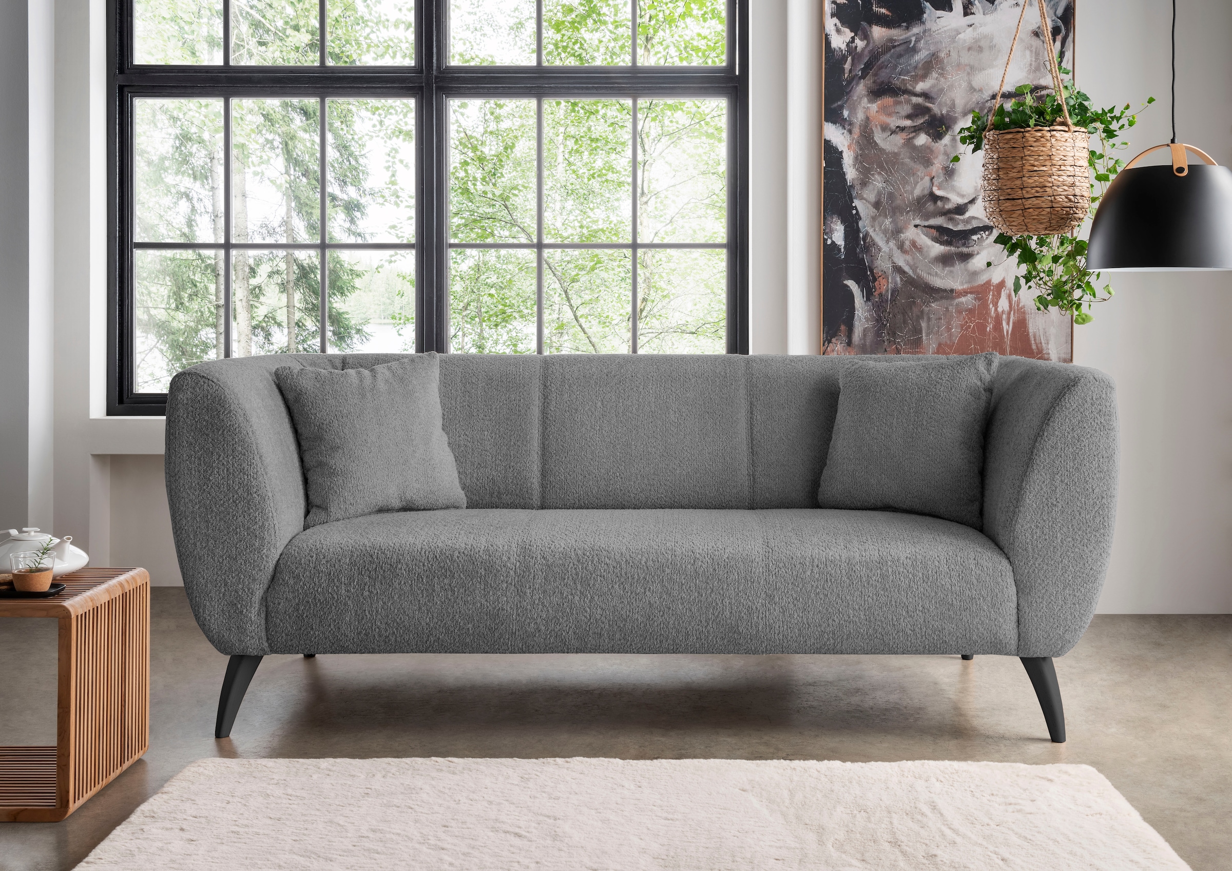 INOSIGN Polstergarnitur »Colori«, (Set, 2 tlg., 3-Sitzer und 2-Sitzer), auch als Loveseat erhältlich