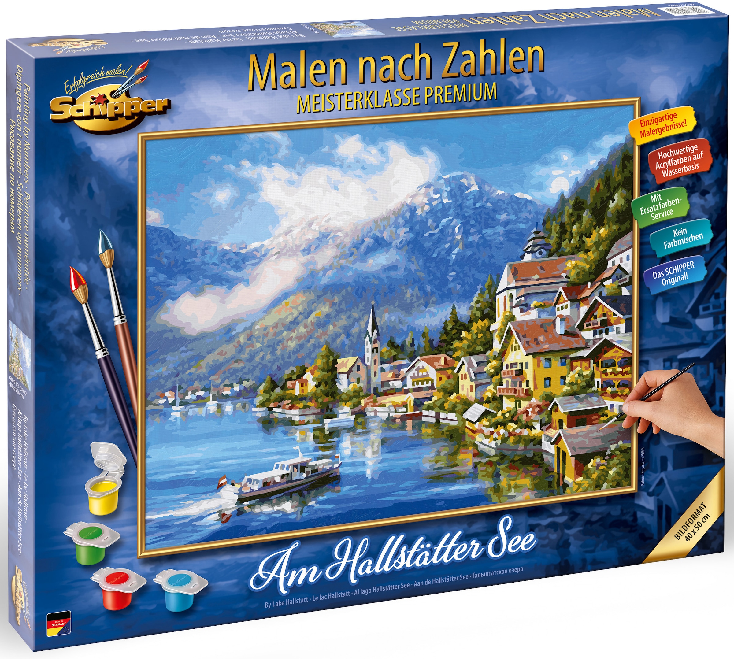 Schipper Malen nach Zahlen »Meisterklasse Premium - Am Hallstätter See«, Made in Germany